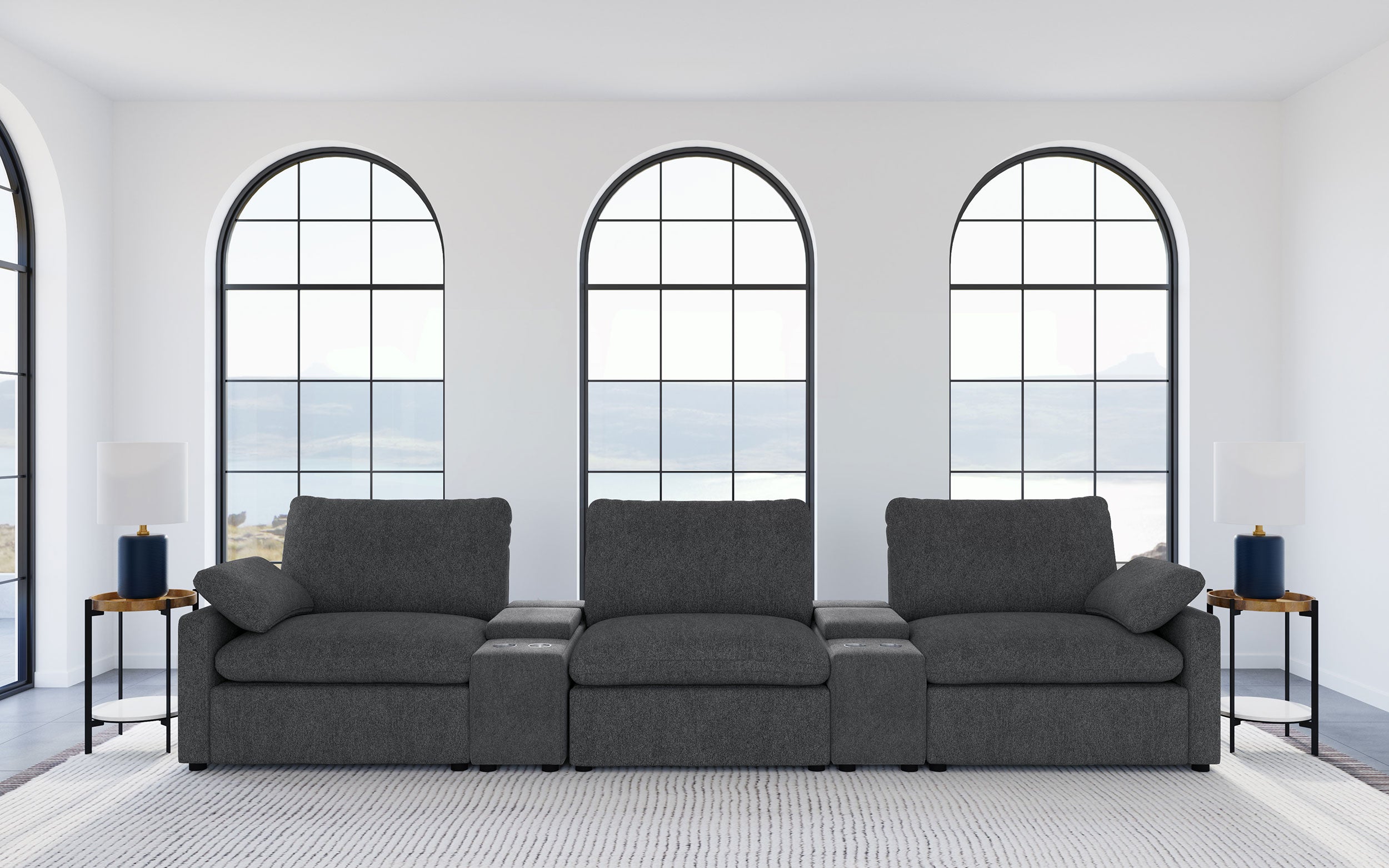 Collins Power Home Theater Seating - Ideal Furniture (Fresno,CA)