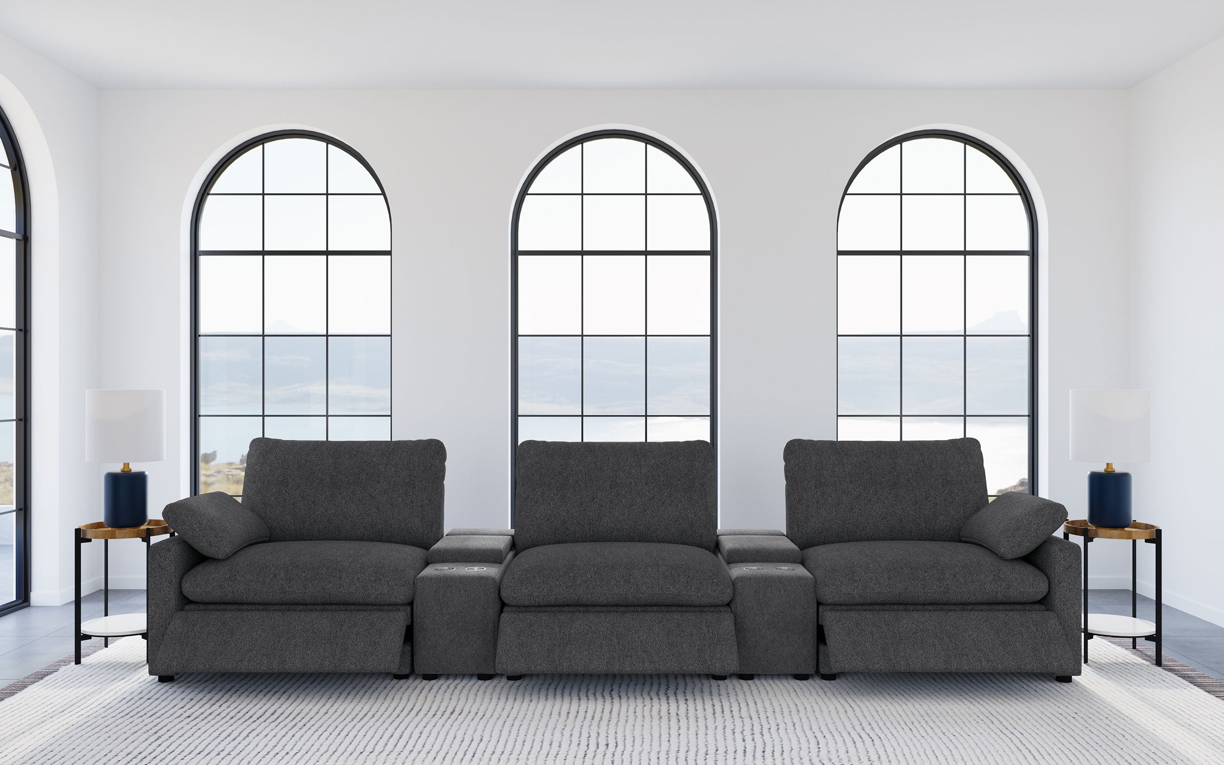 Collins Power Home Theater Seating - Ideal Furniture (Fresno,CA)