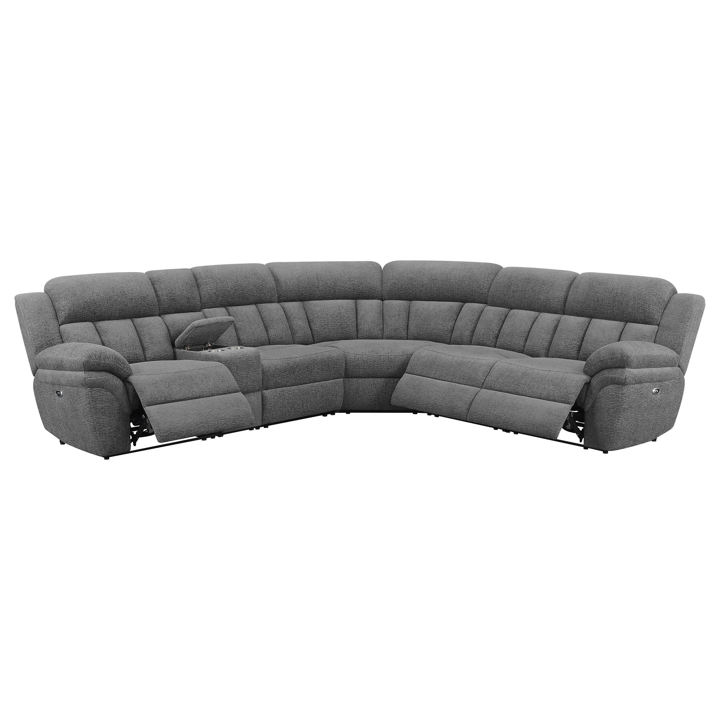 Bahrain Modular Power Reclining Sectional Sofa - Ideal Furniture (Fresno,CA)