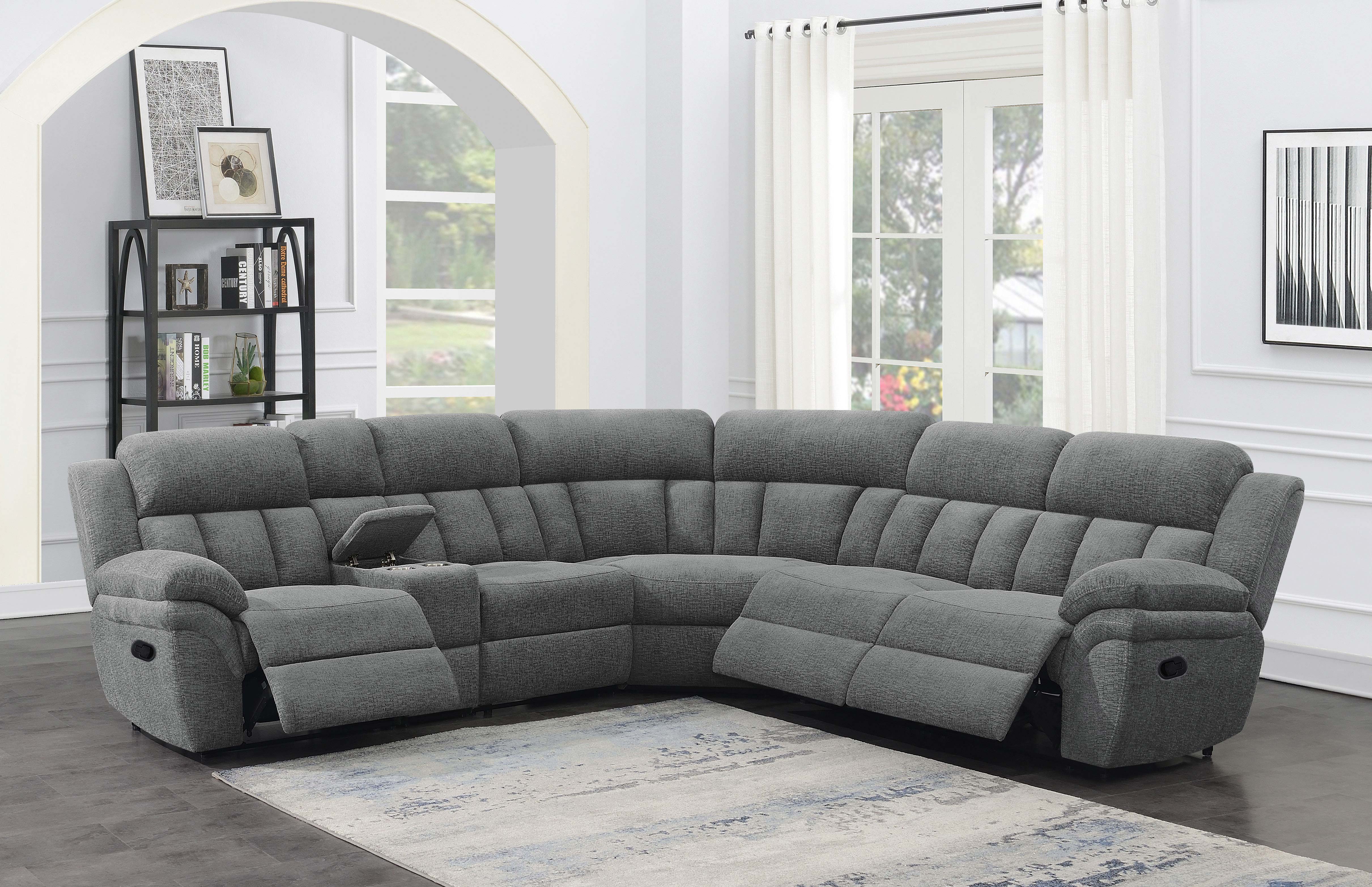 Bahrain Modular Reclining Sectional Sofa - Ideal Furniture (Fresno,CA)