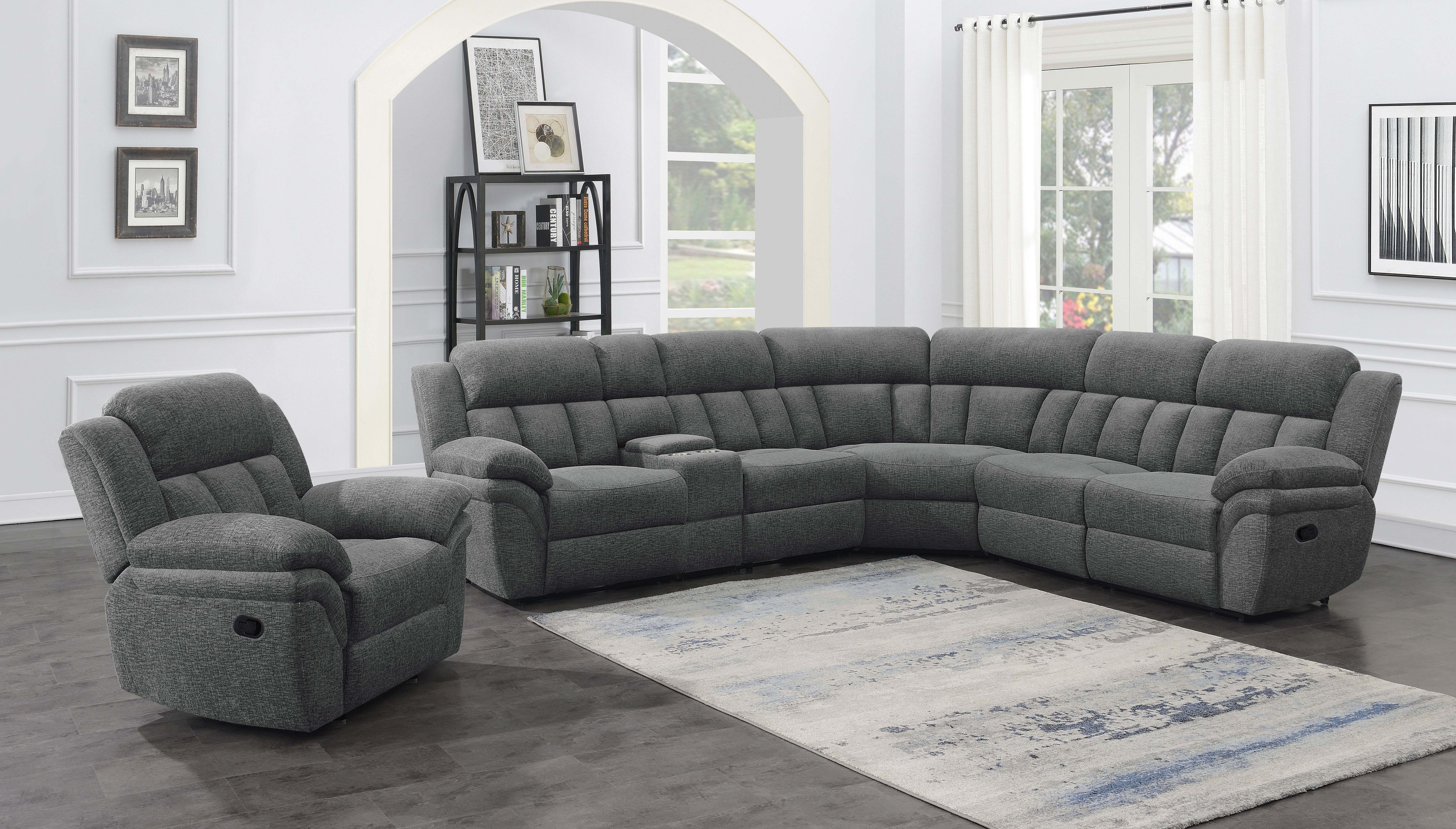 Bahrain Modular Reclining Sectional Sofa - Ideal Furniture (Fresno,CA)