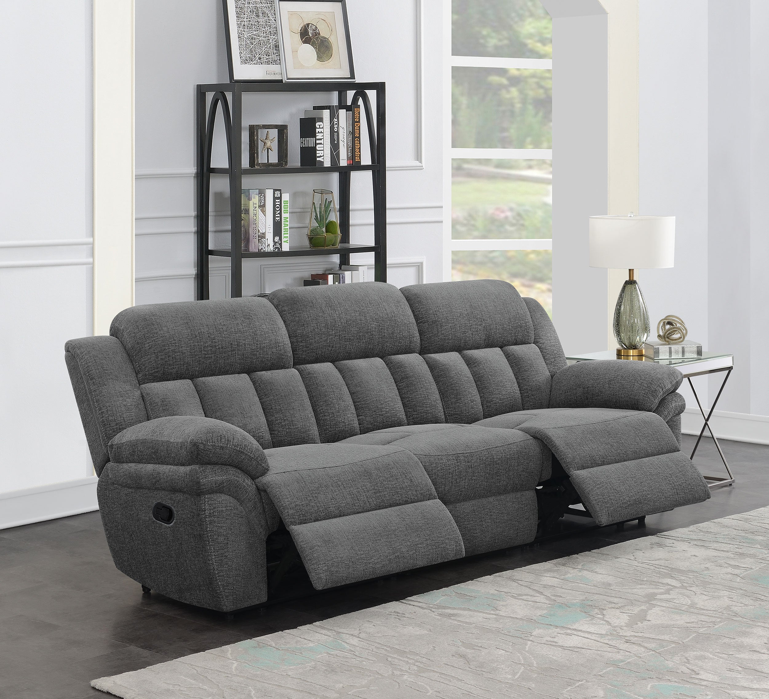Bahrain Reclining Sofa - Ideal Furniture (Fresno,CA)
