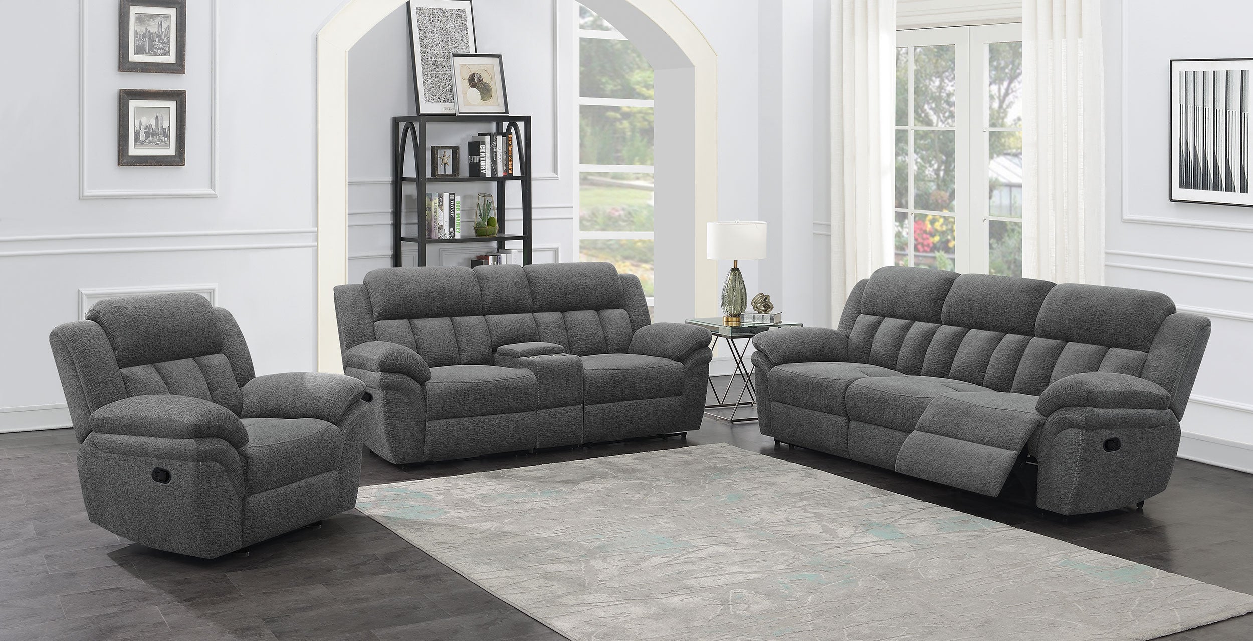 Bahrain Reclining Sofa - Ideal Furniture (Fresno,CA)