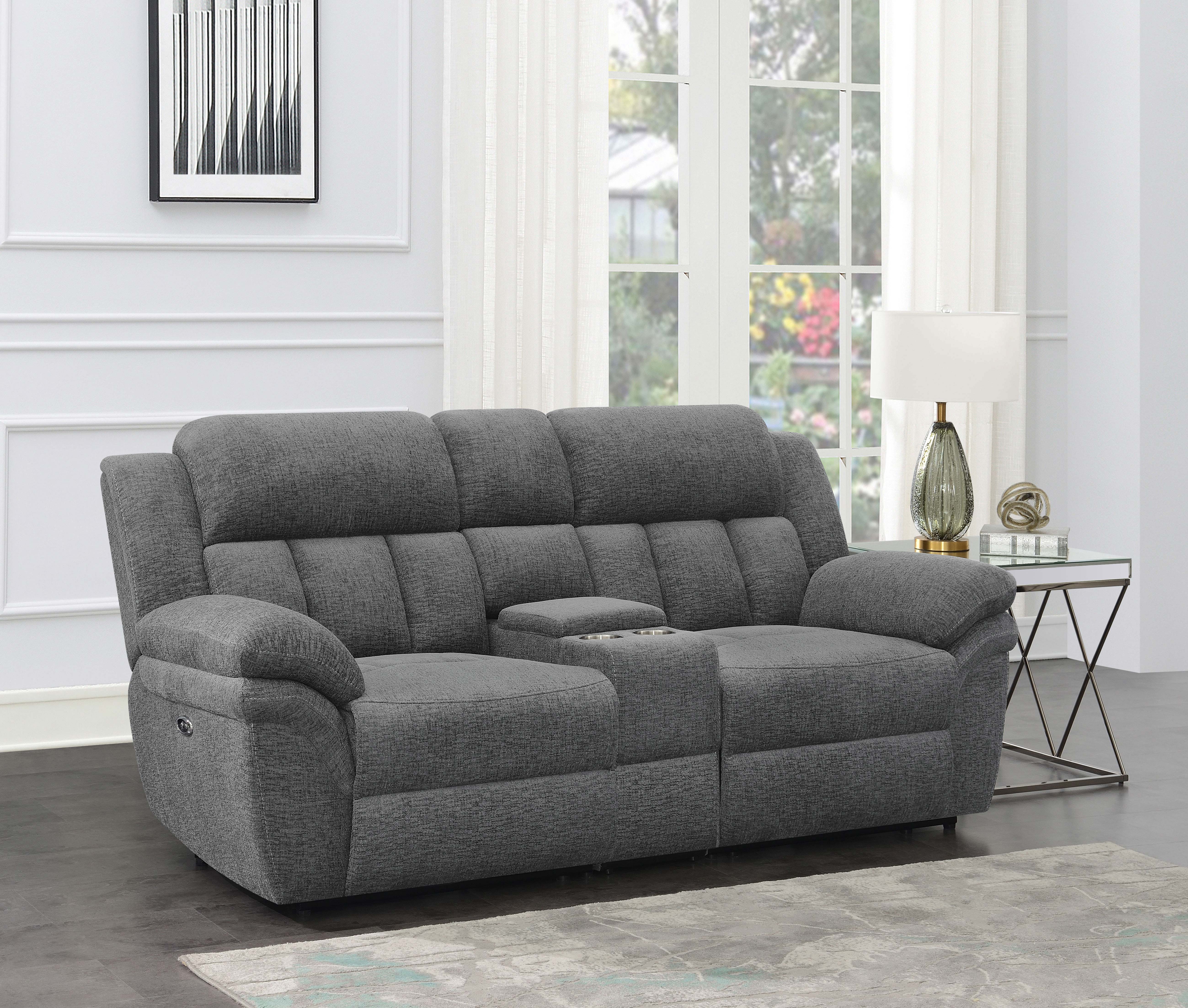 Bahrain Power Reclining Loveseat - Ideal Furniture (Fresno,CA)