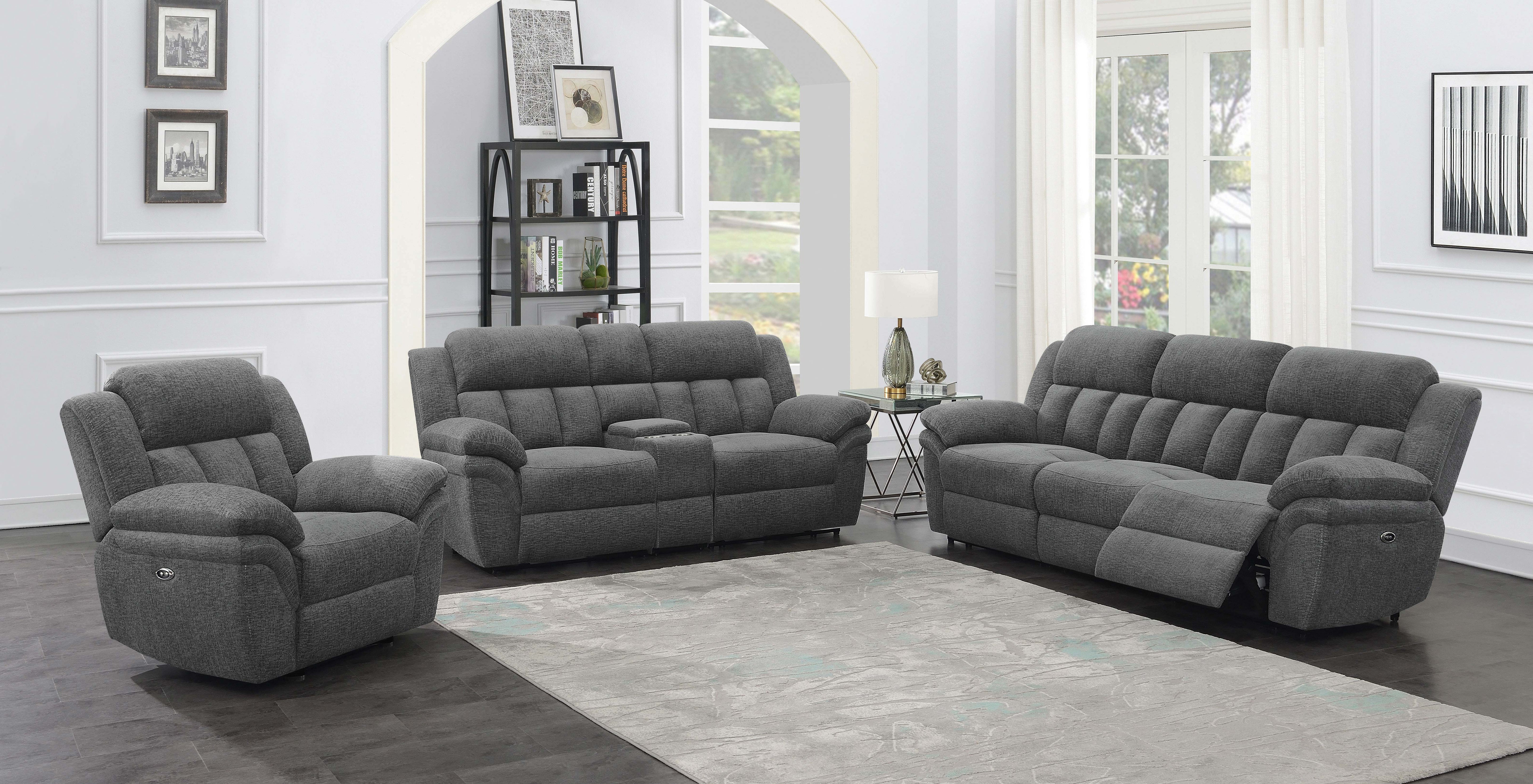 Bahrain Power Reclining Loveseat - Ideal Furniture (Fresno,CA)