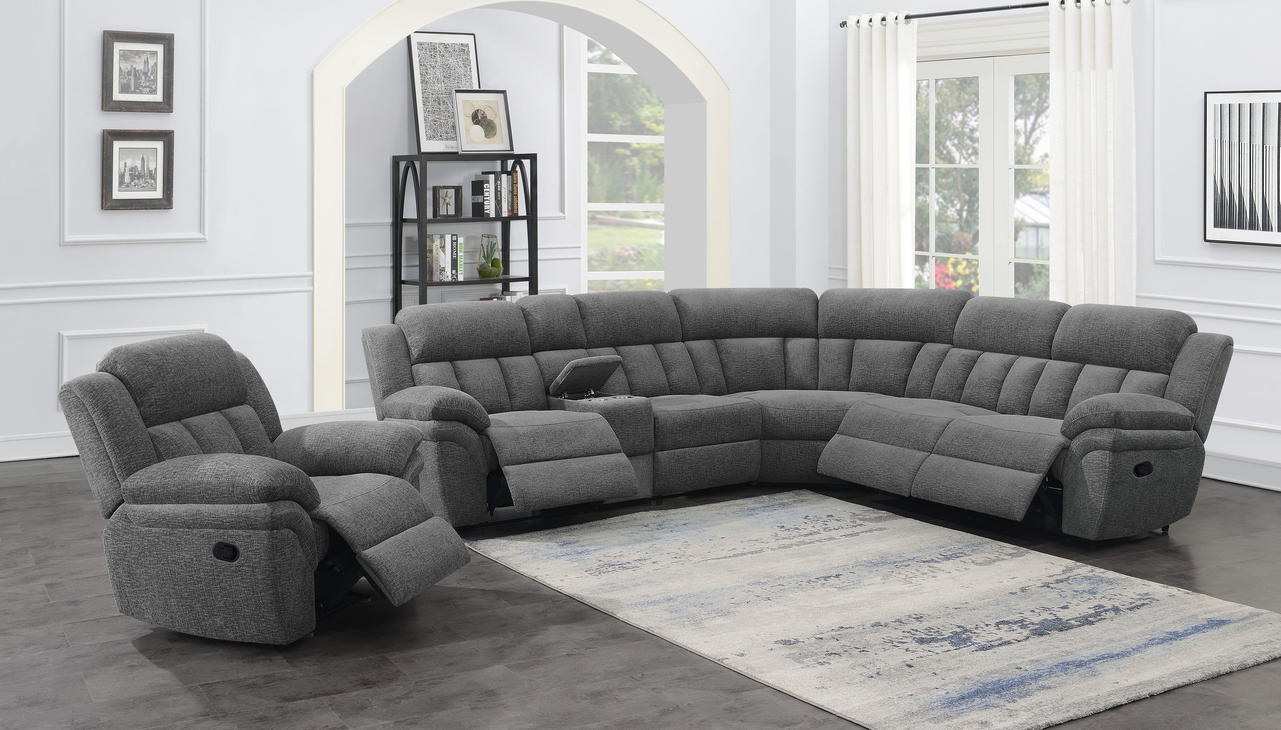 Bahrain Glider Recliner - Ideal Furniture (Fresno,CA)