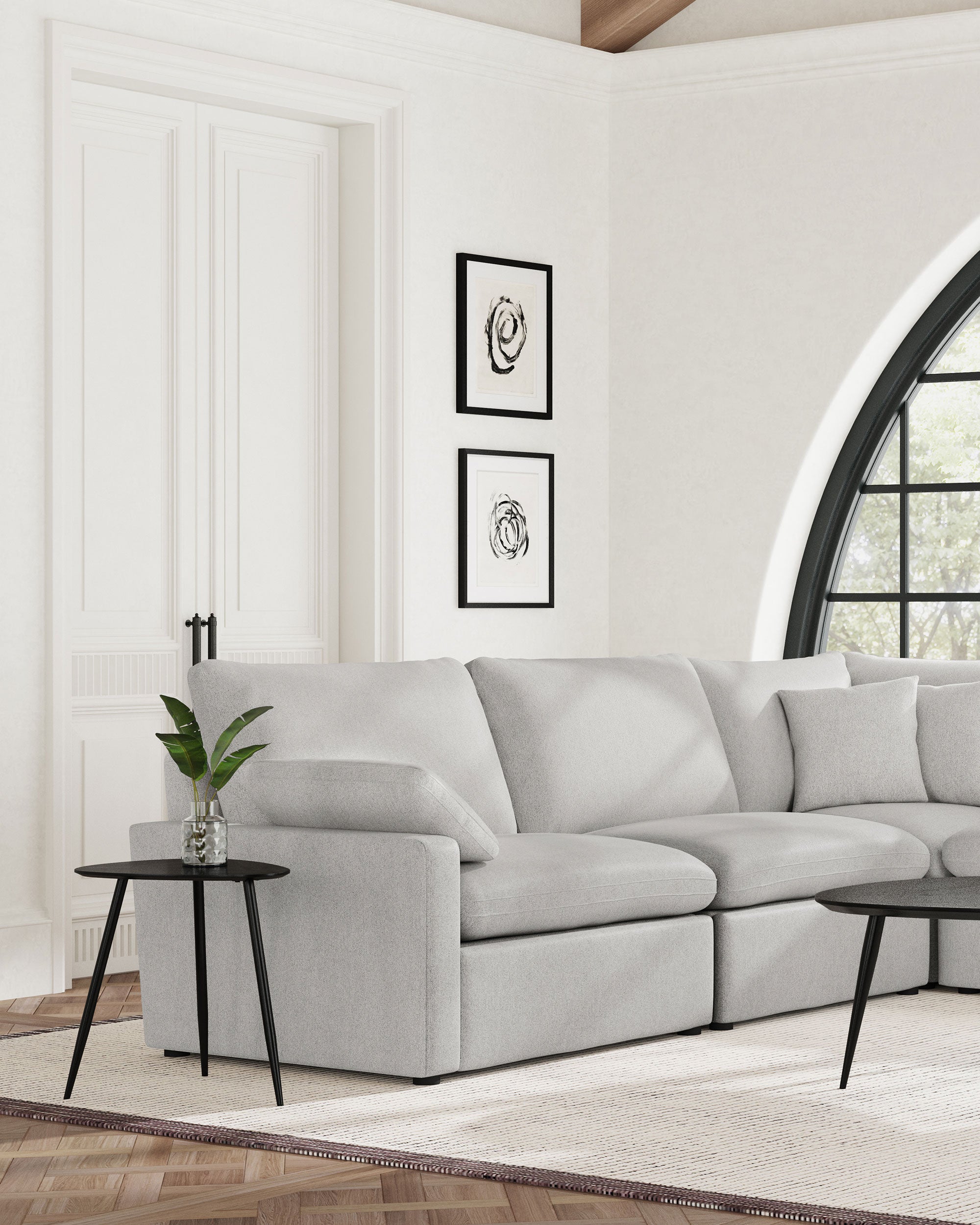 Collins Armless Chair - Ideal Furniture (Fresno,CA)