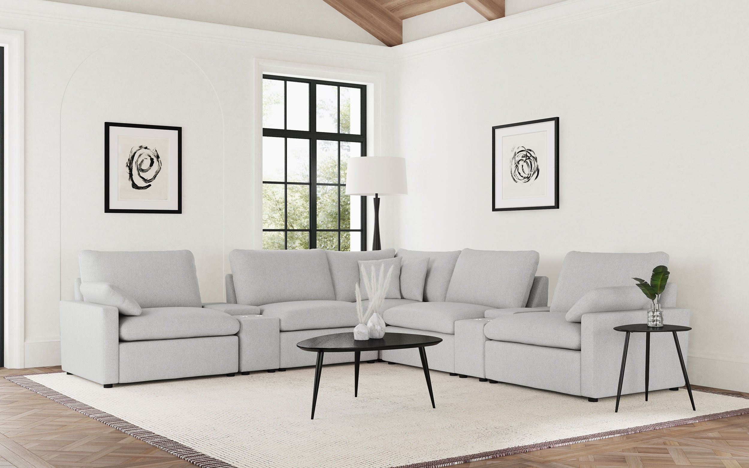 Collins Modular Power Reclining Sectional Sofa - Ideal Furniture (Fresno,CA)