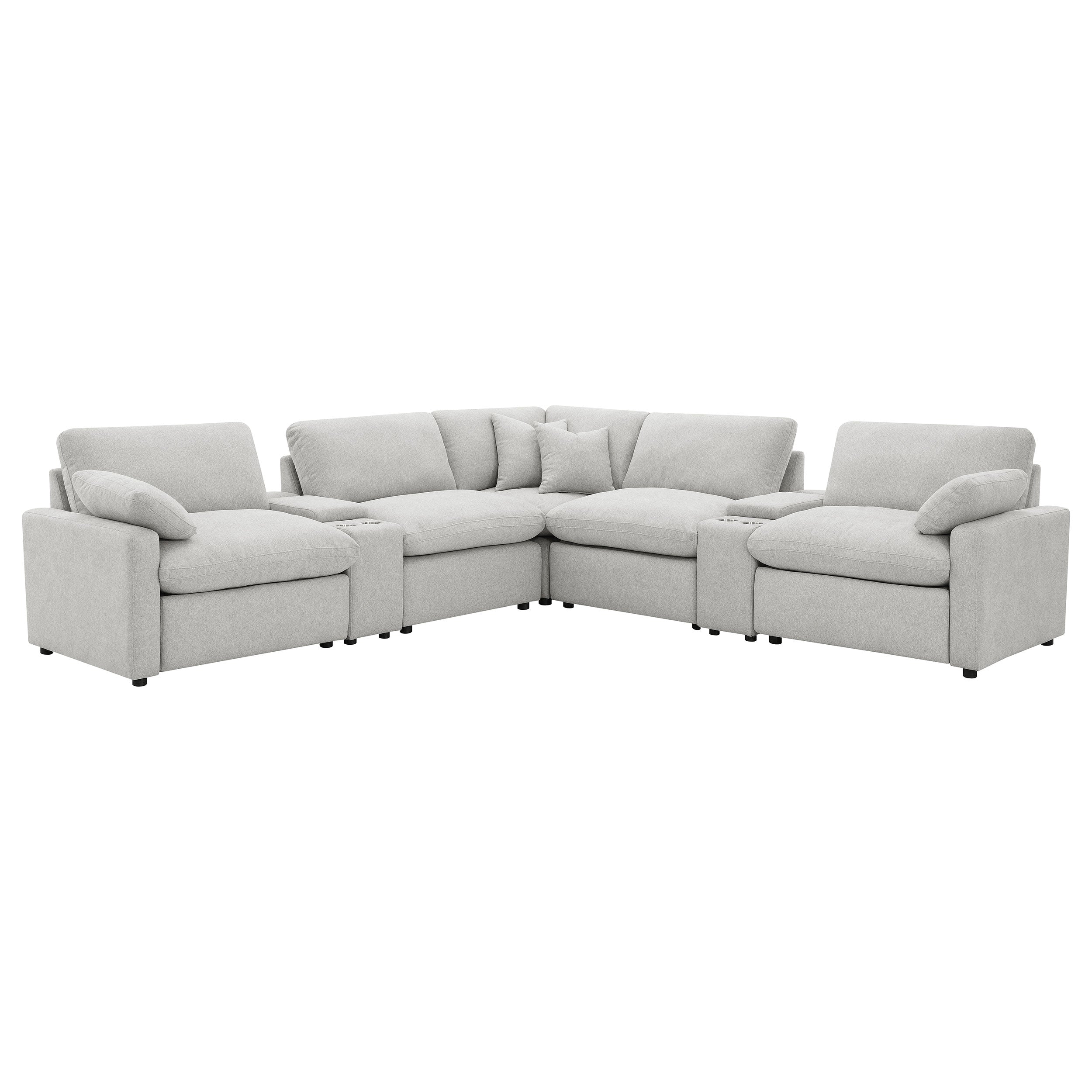 Collins Modular Power Reclining Sectional Sofa - Ideal Furniture (Fresno,CA)