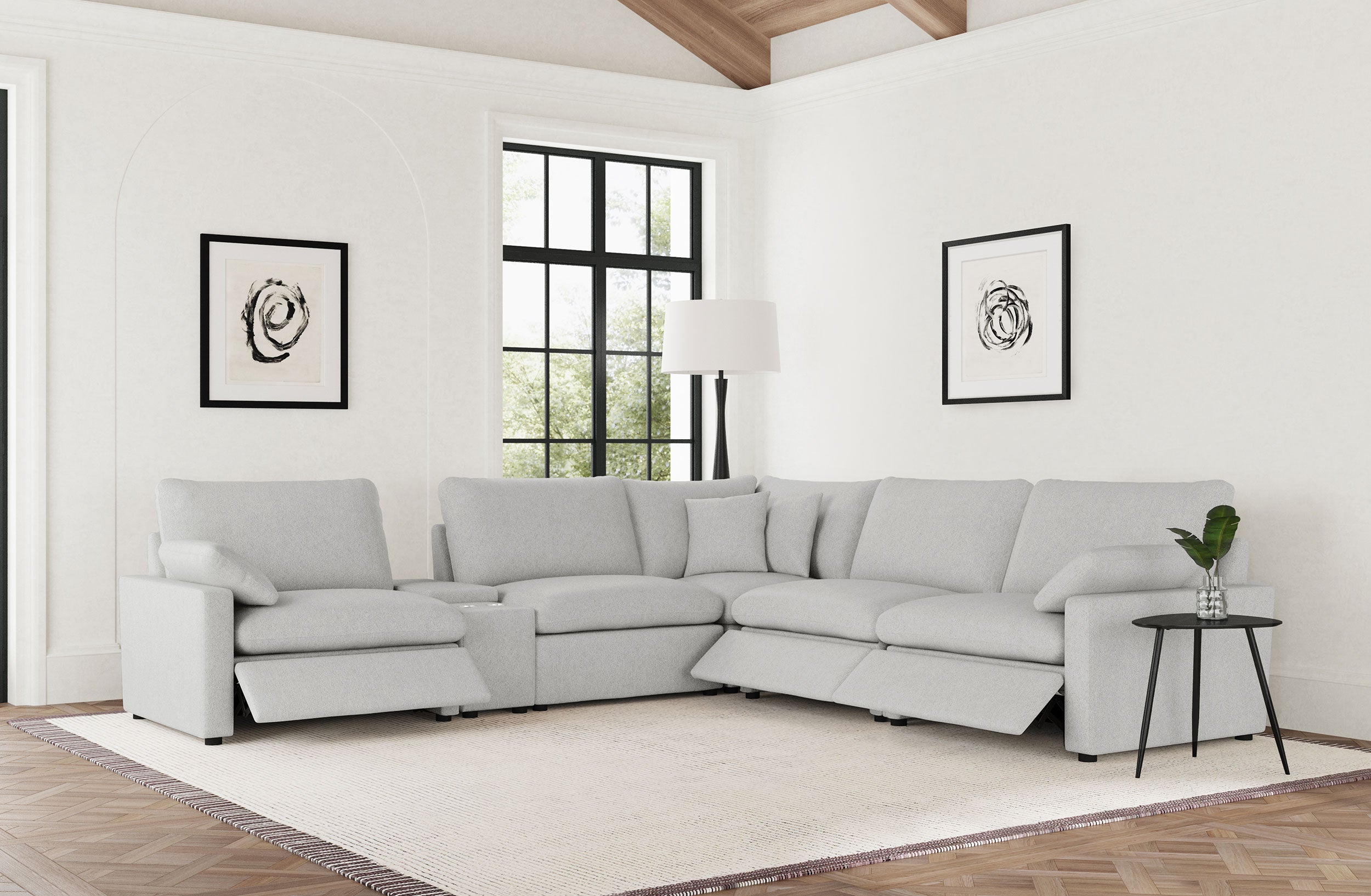 Collins Modular Power Reclining Sectional Sofa - Ideal Furniture (Fresno,CA)