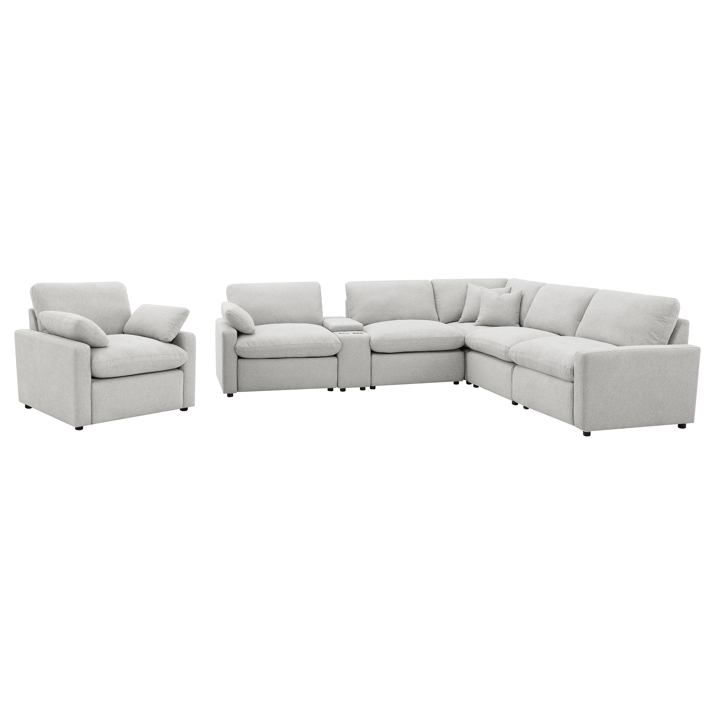 Collins Modular Power Reclining Sectional Sofa - Ideal Furniture (Fresno,CA)