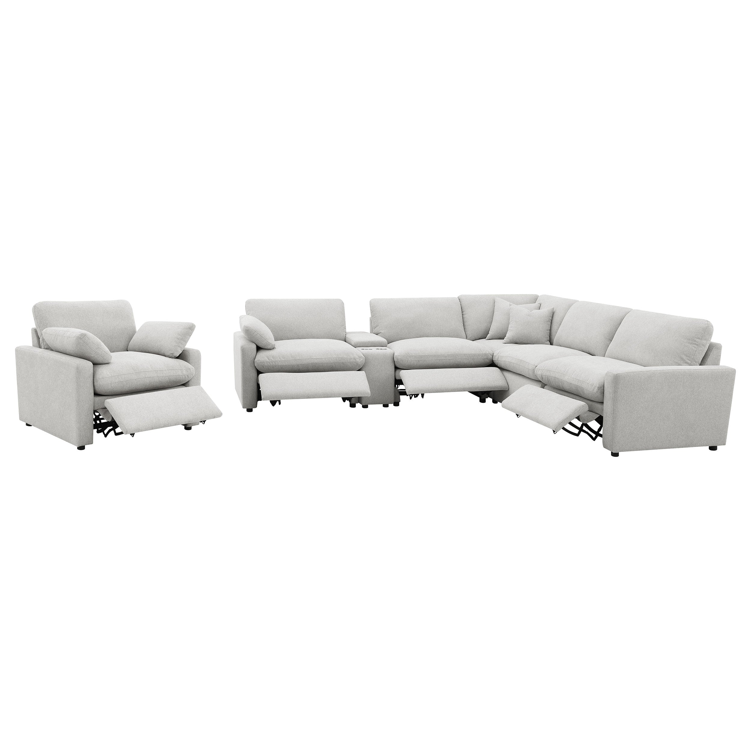 Collins Modular Power Reclining Sectional Sofa - Ideal Furniture (Fresno,CA)