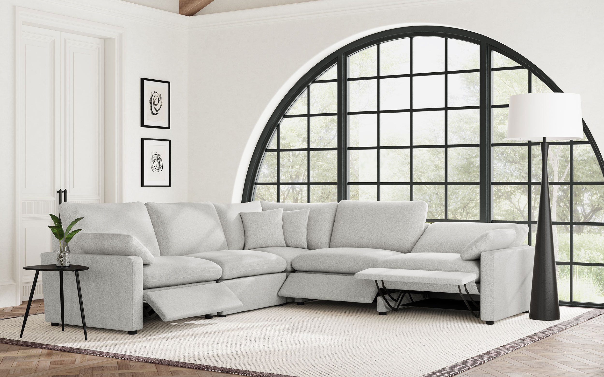 Collins Modular Power Reclining Sectional Sofa - Ideal Furniture (Fresno,CA)