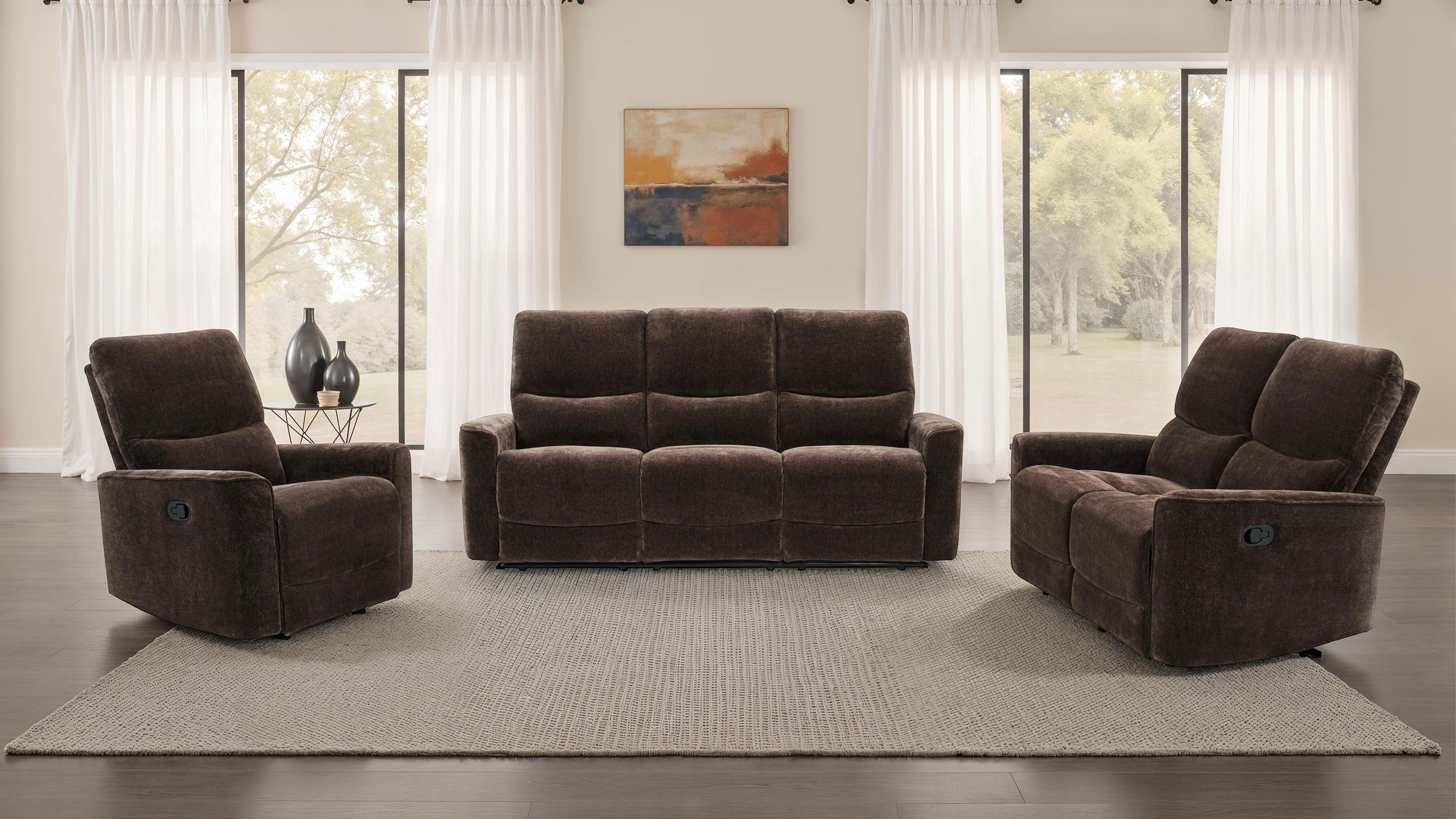 Navarro Reclining Sofa Set - Ideal Furniture (Fresno,CA)