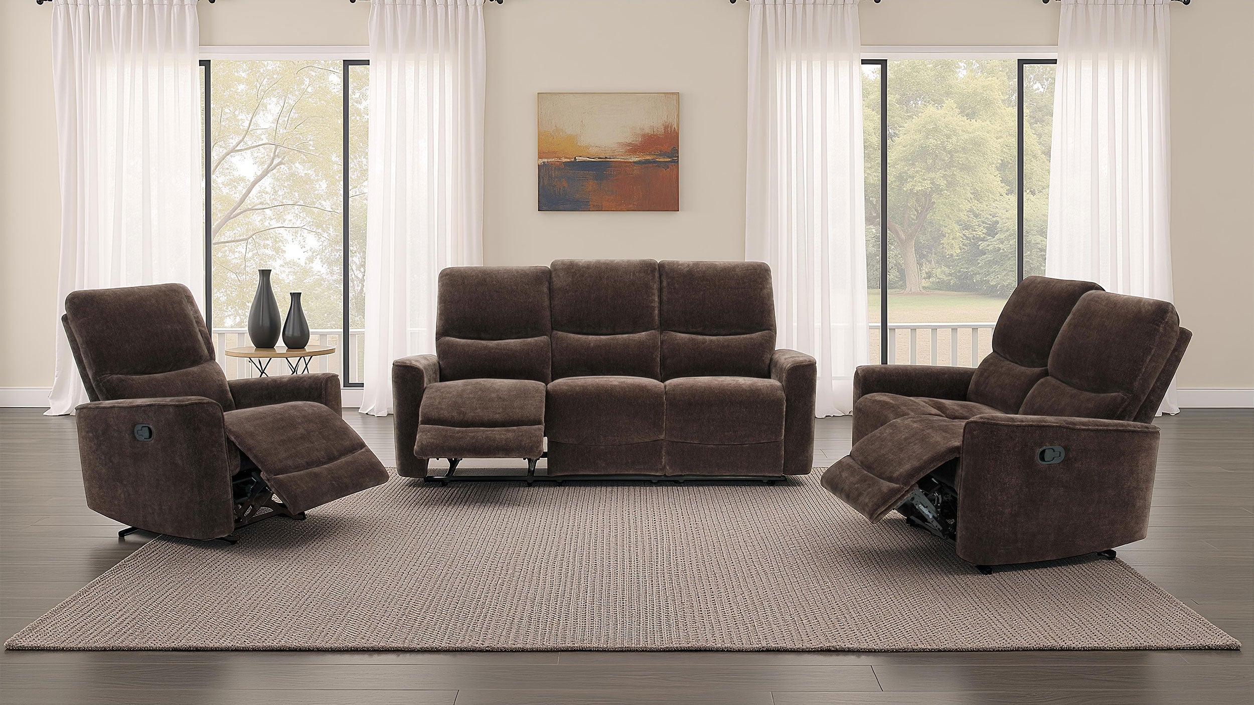 Navarro Reclining Sofa Set - Ideal Furniture (Fresno,CA)