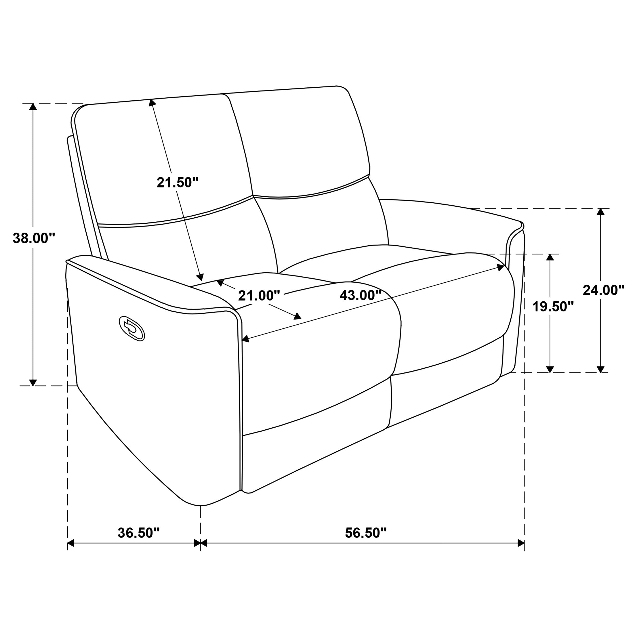 Navarro Reclining Loveseat - Ideal Furniture (Fresno,CA)