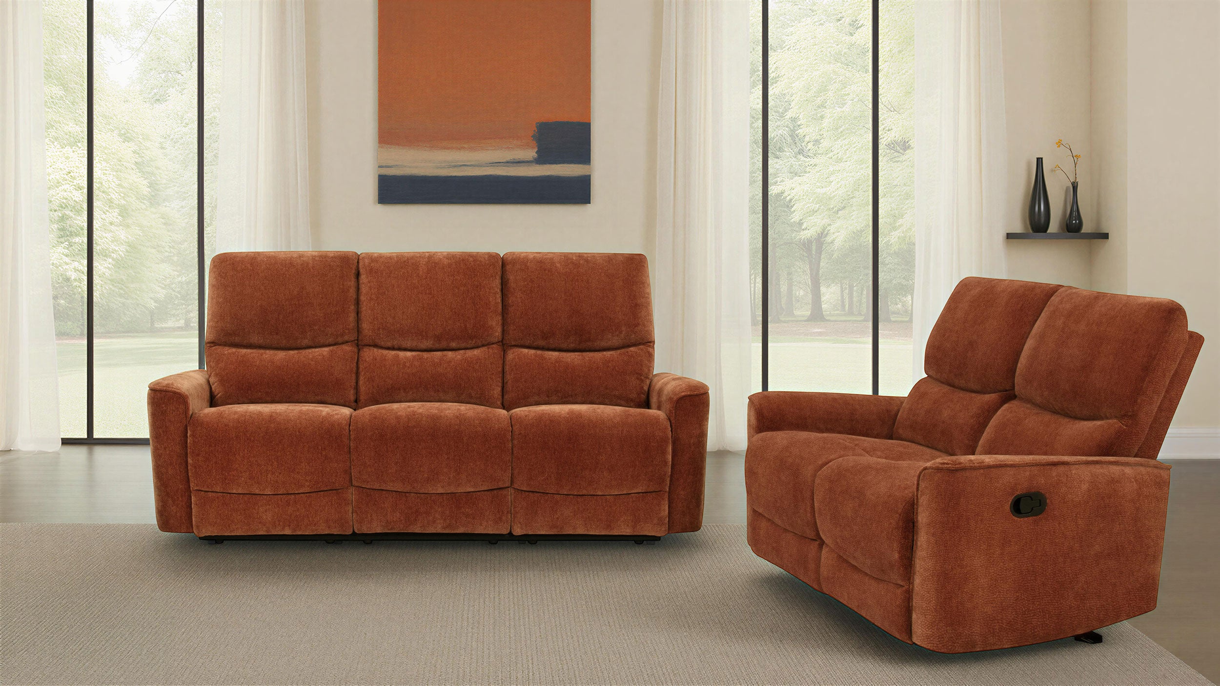 Navarro Reclining Sofa Set - Ideal Furniture (Fresno,CA)