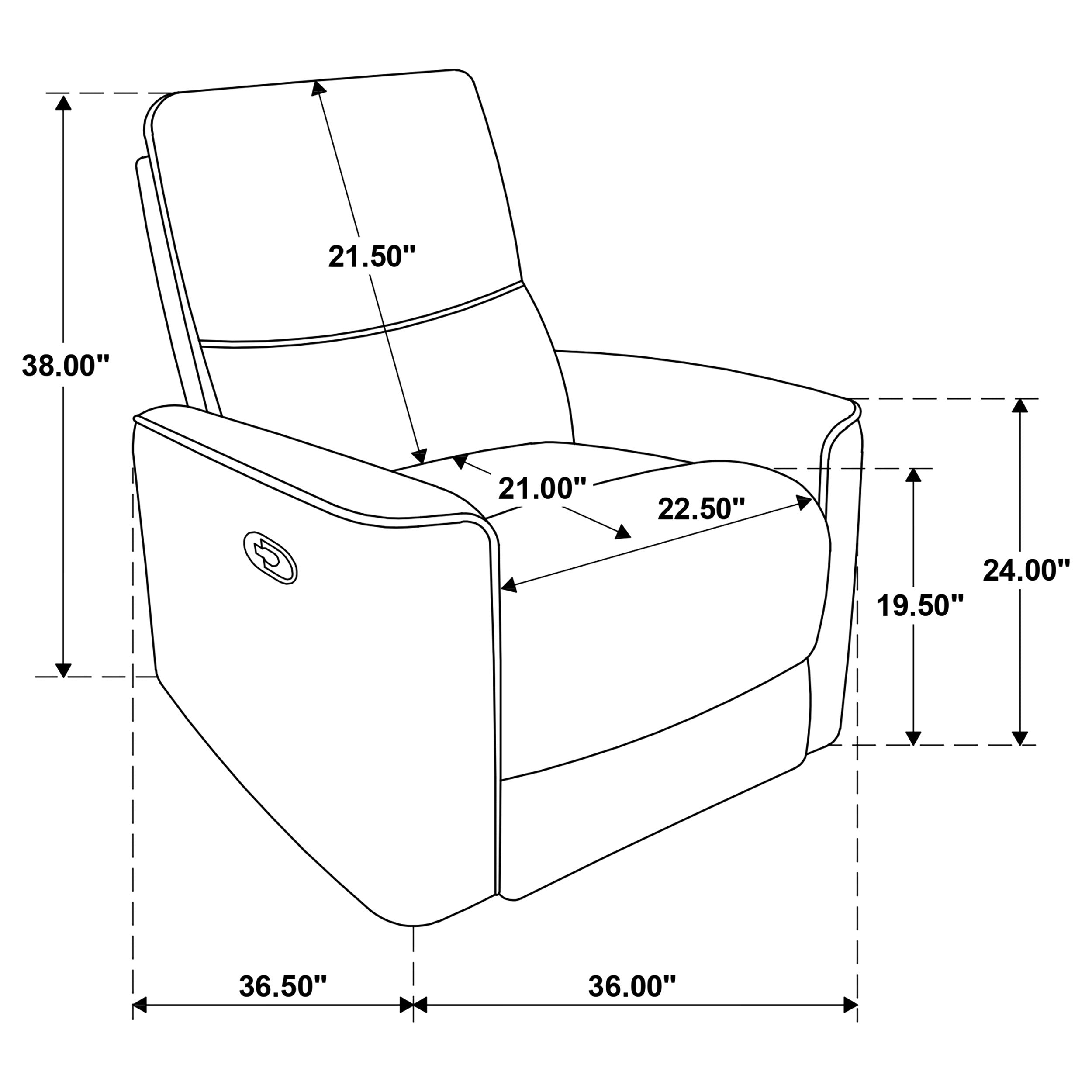 Navarro Glider Recliner - Ideal Furniture (Fresno,CA)