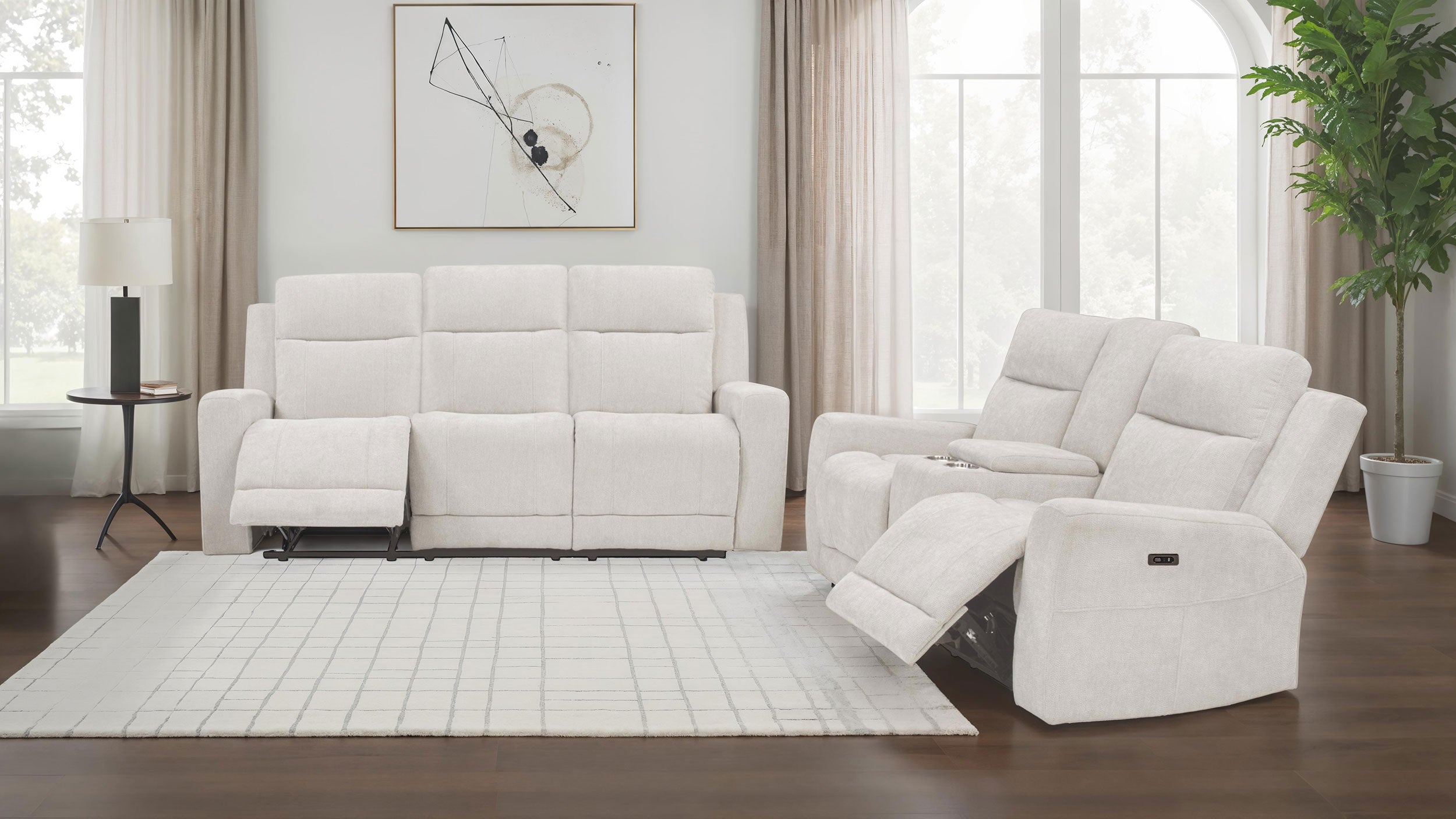 Kennett Power Reclining Sofa Set - Ideal Furniture (Fresno,CA)