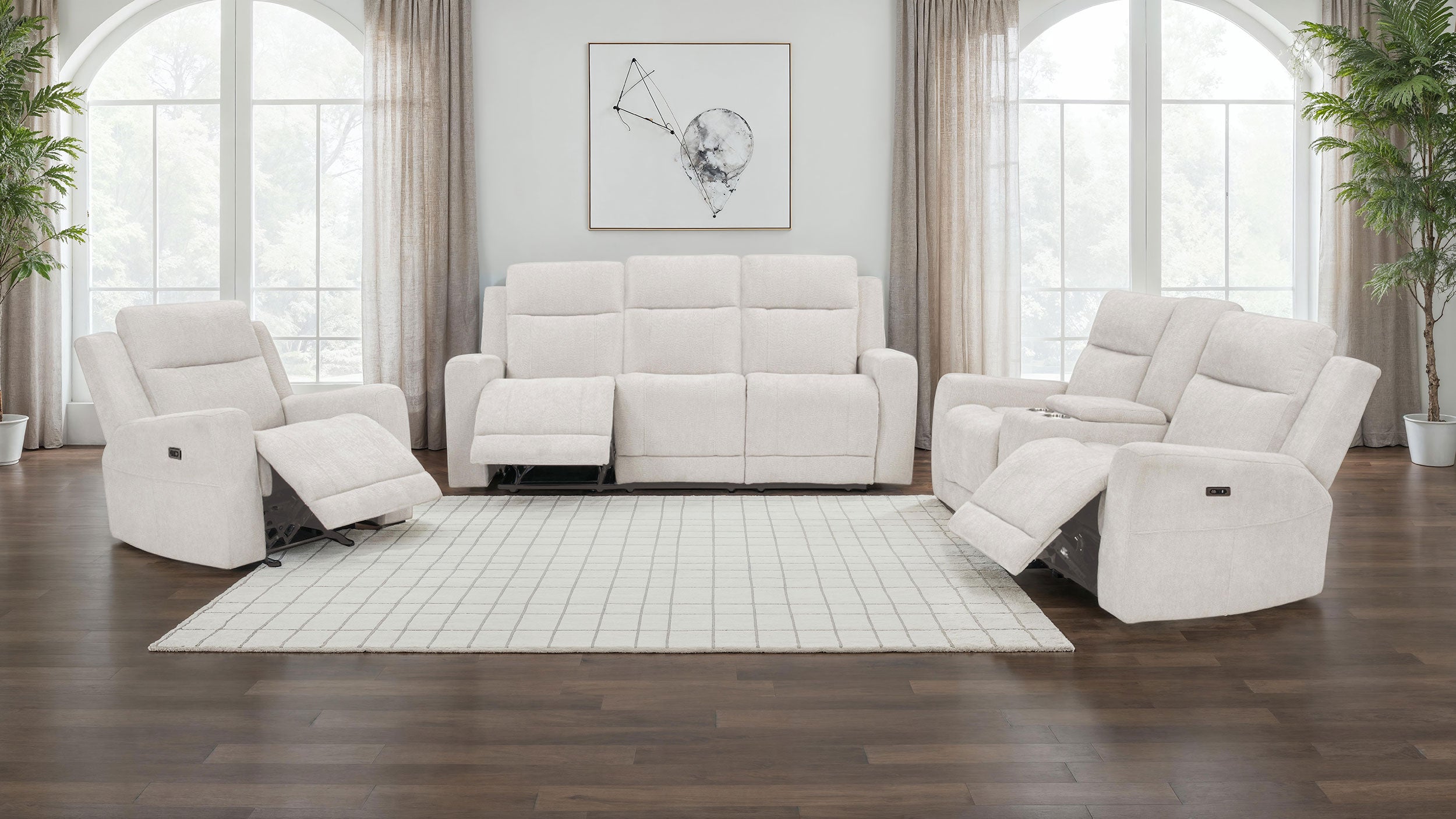 Kennett Power Reclining Loveseat - Ideal Furniture (Fresno,CA)
