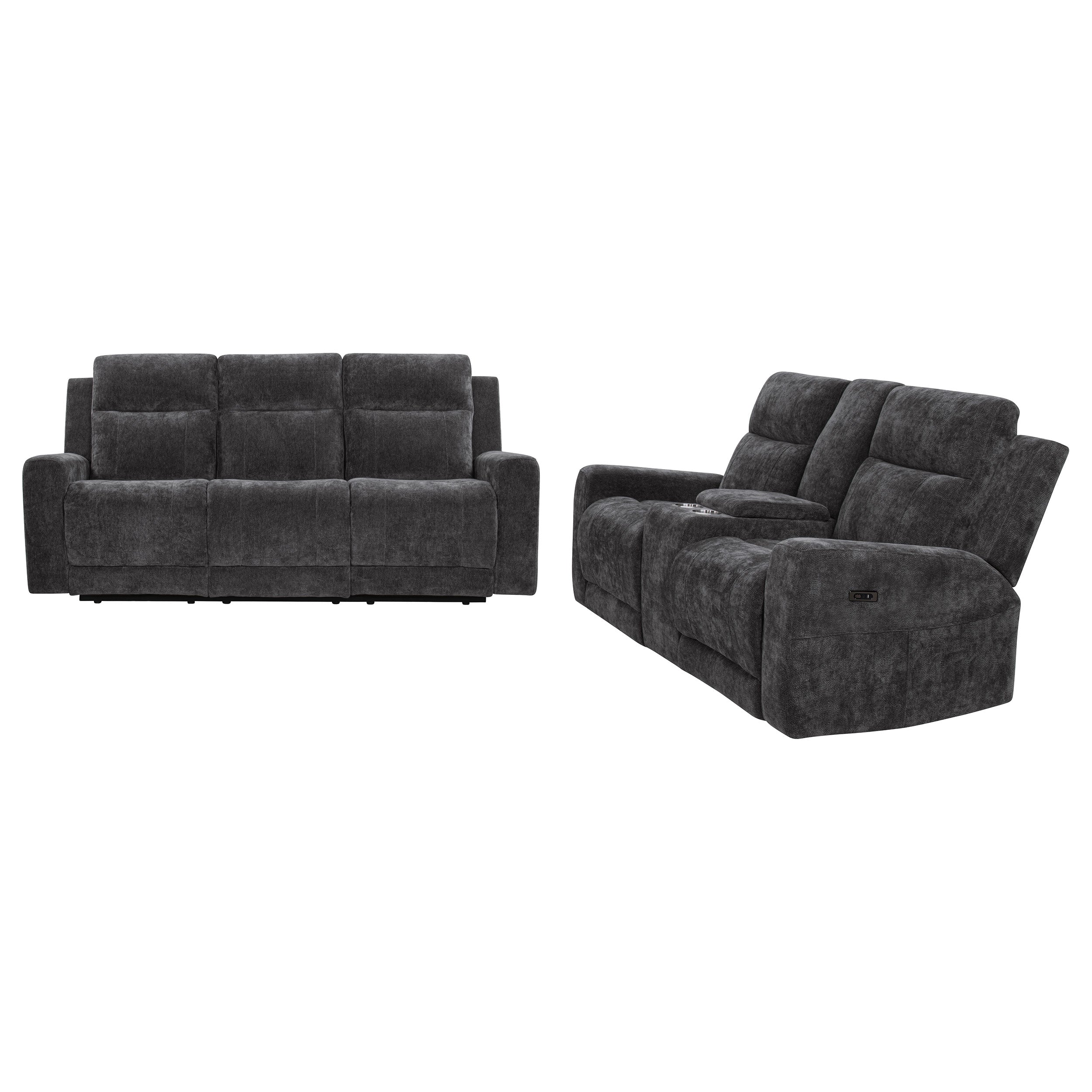 Kennett Power Reclining Sofa Set - Ideal Furniture (Fresno,CA)
