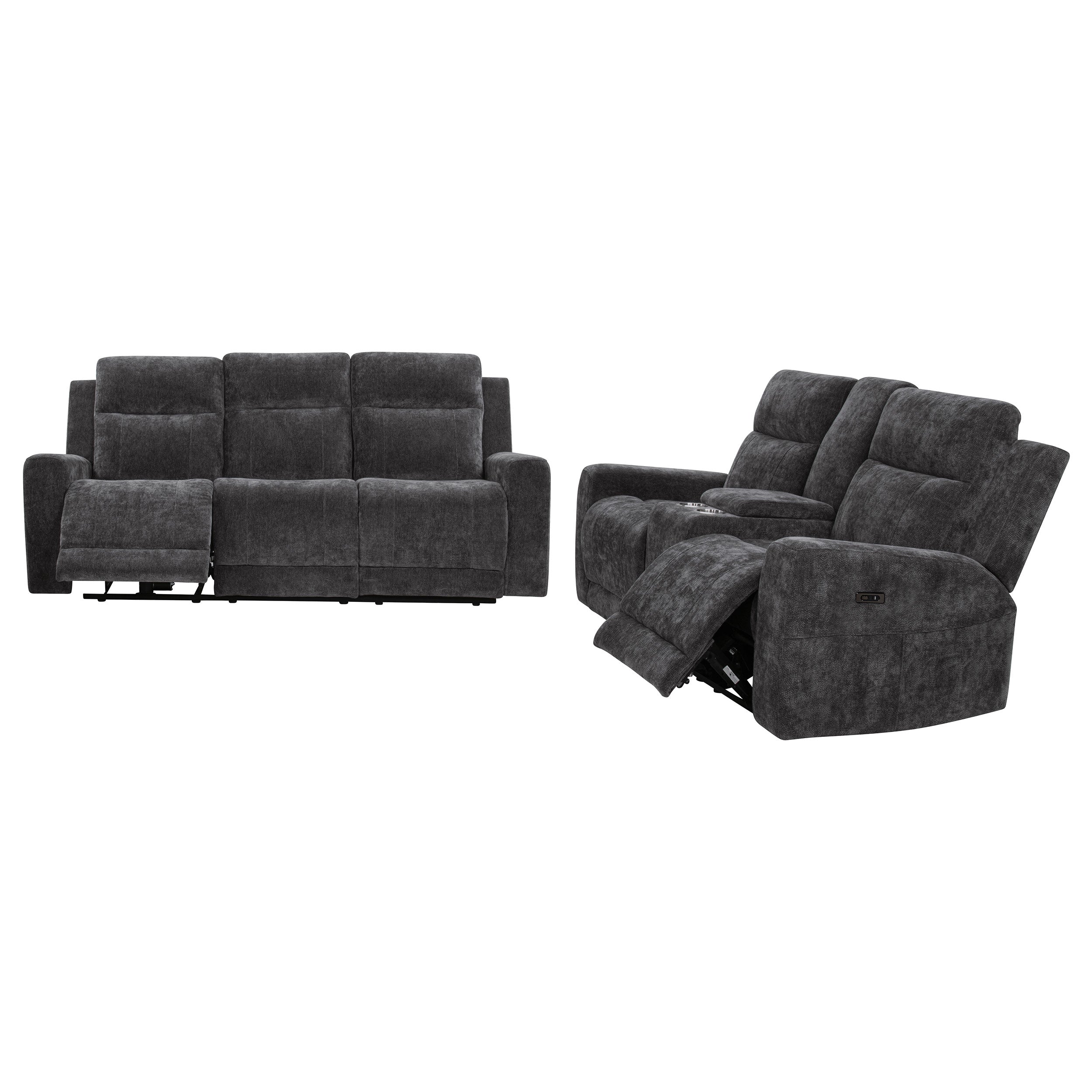 Kennett Power Reclining Sofa Set - Ideal Furniture (Fresno,CA)