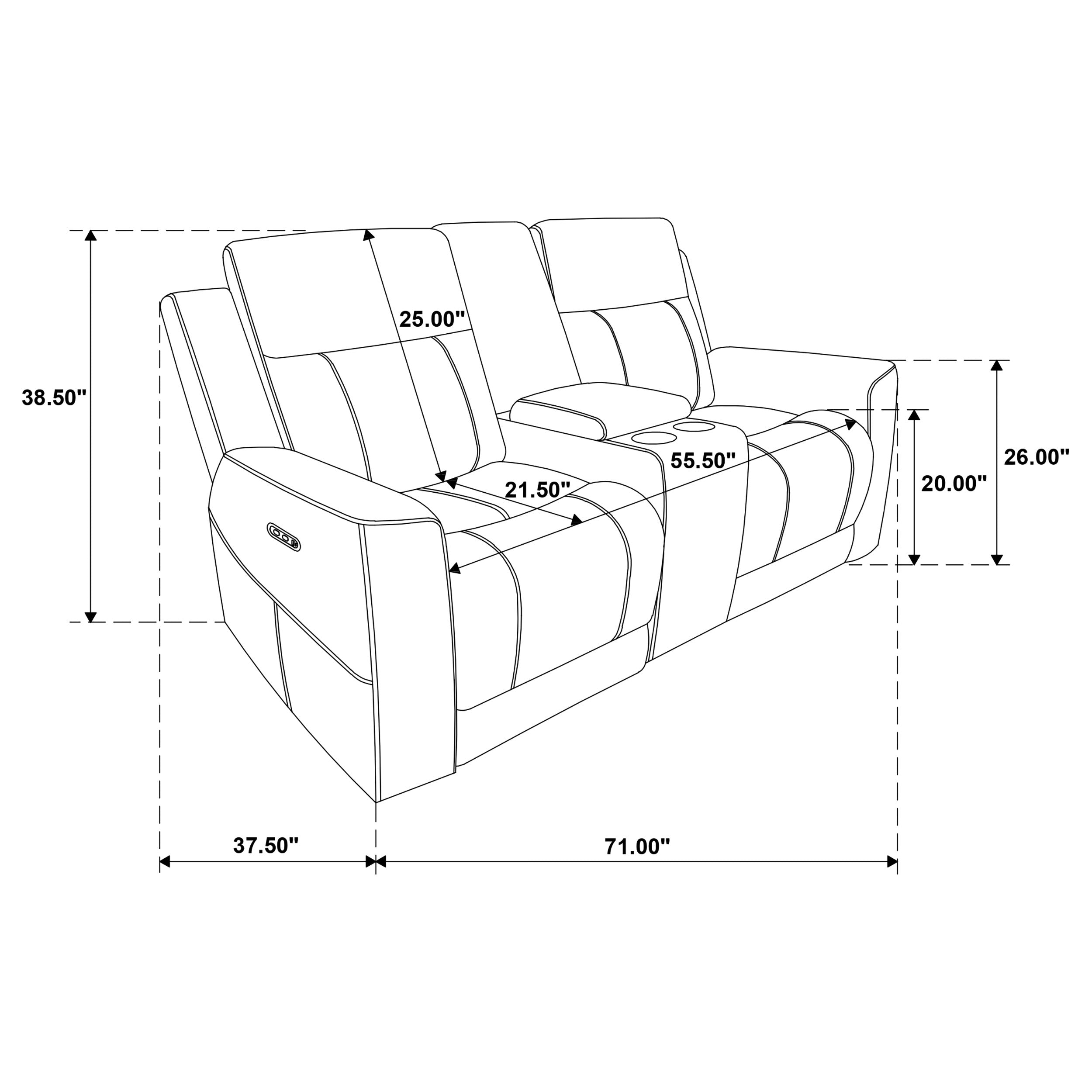 Kennett Power Reclining Sofa Set - Ideal Furniture (Fresno,CA)