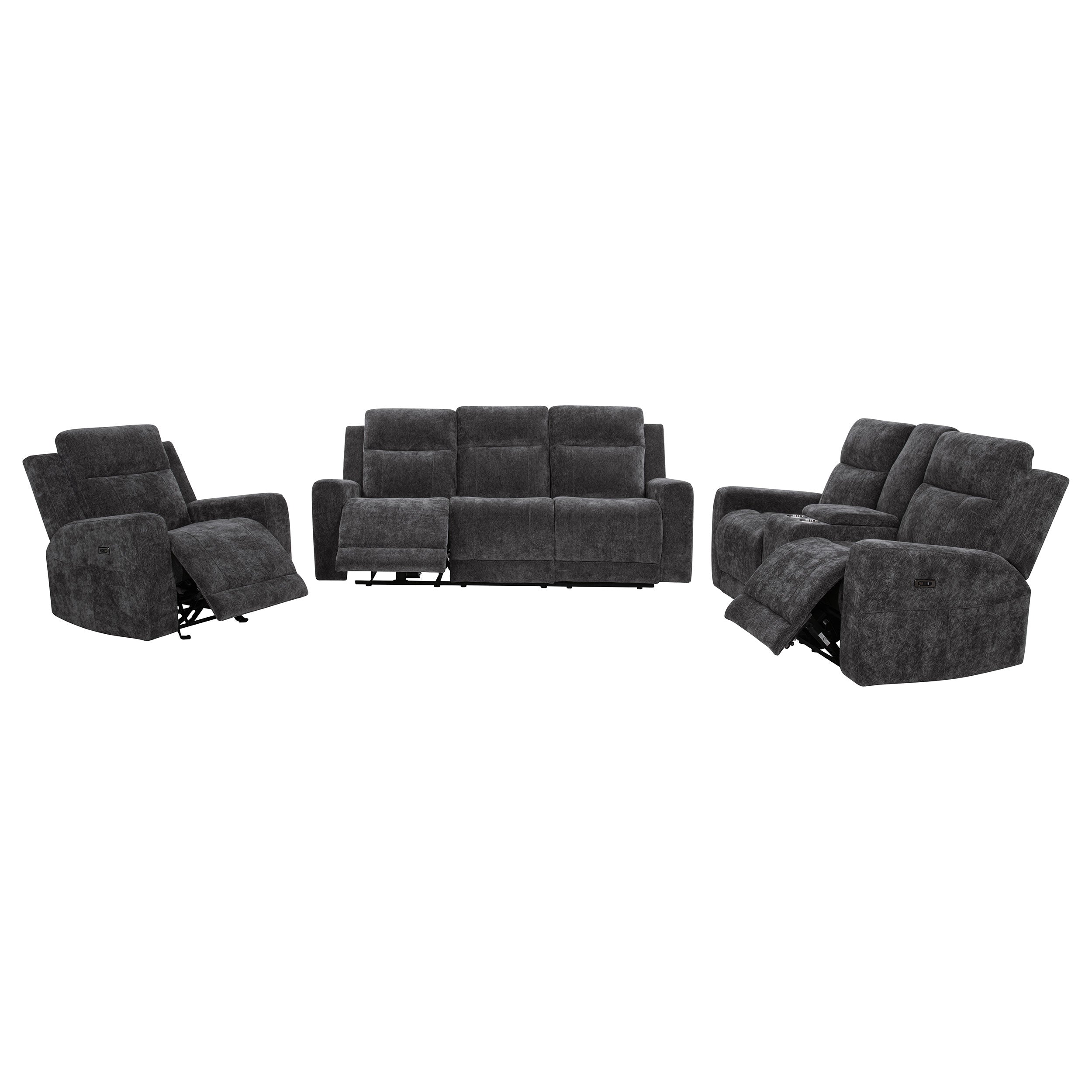 Kennett Power Reclining Sofa Set - Ideal Furniture (Fresno,CA)