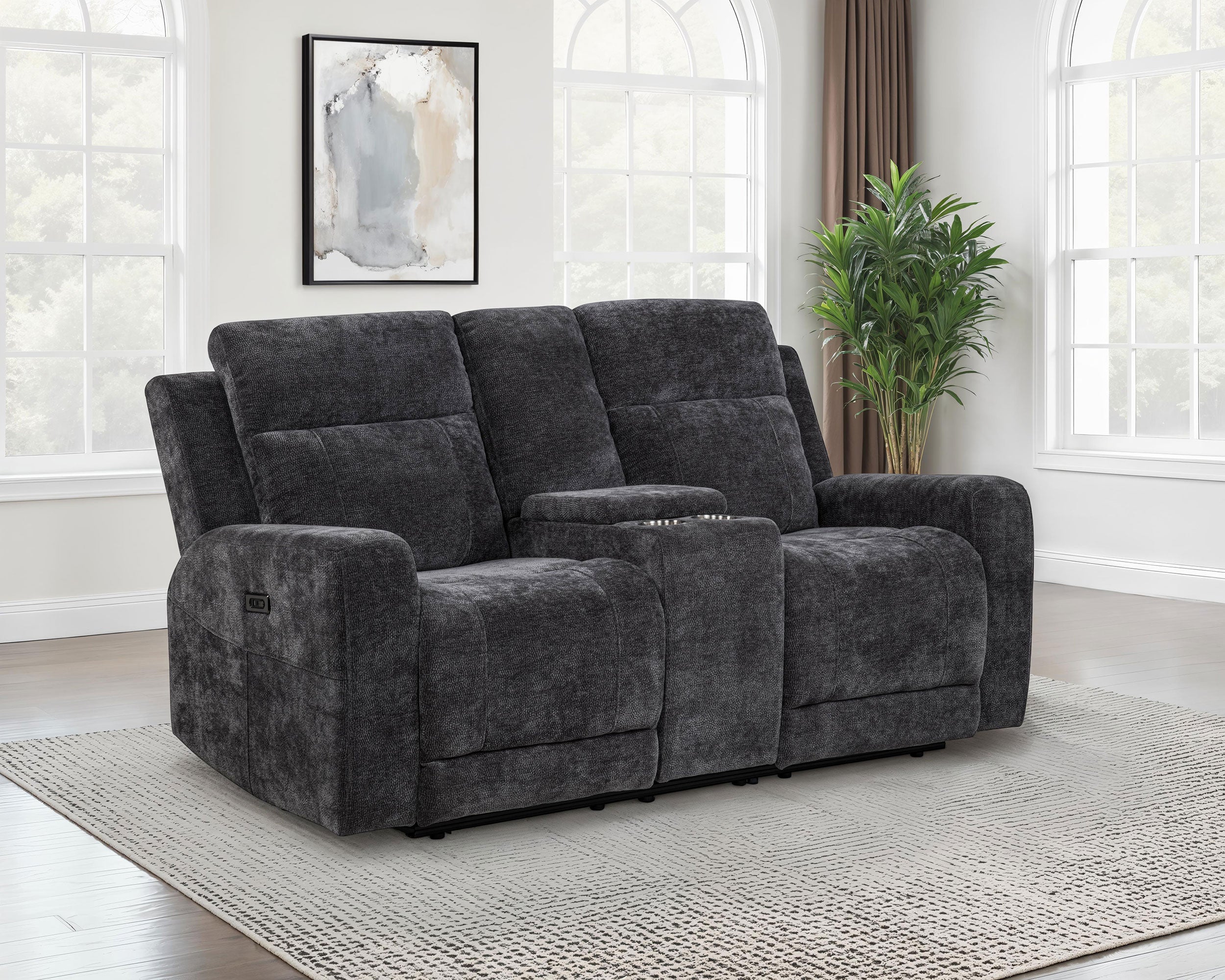 Kennett Power Reclining Loveseat - Ideal Furniture (Fresno,CA)