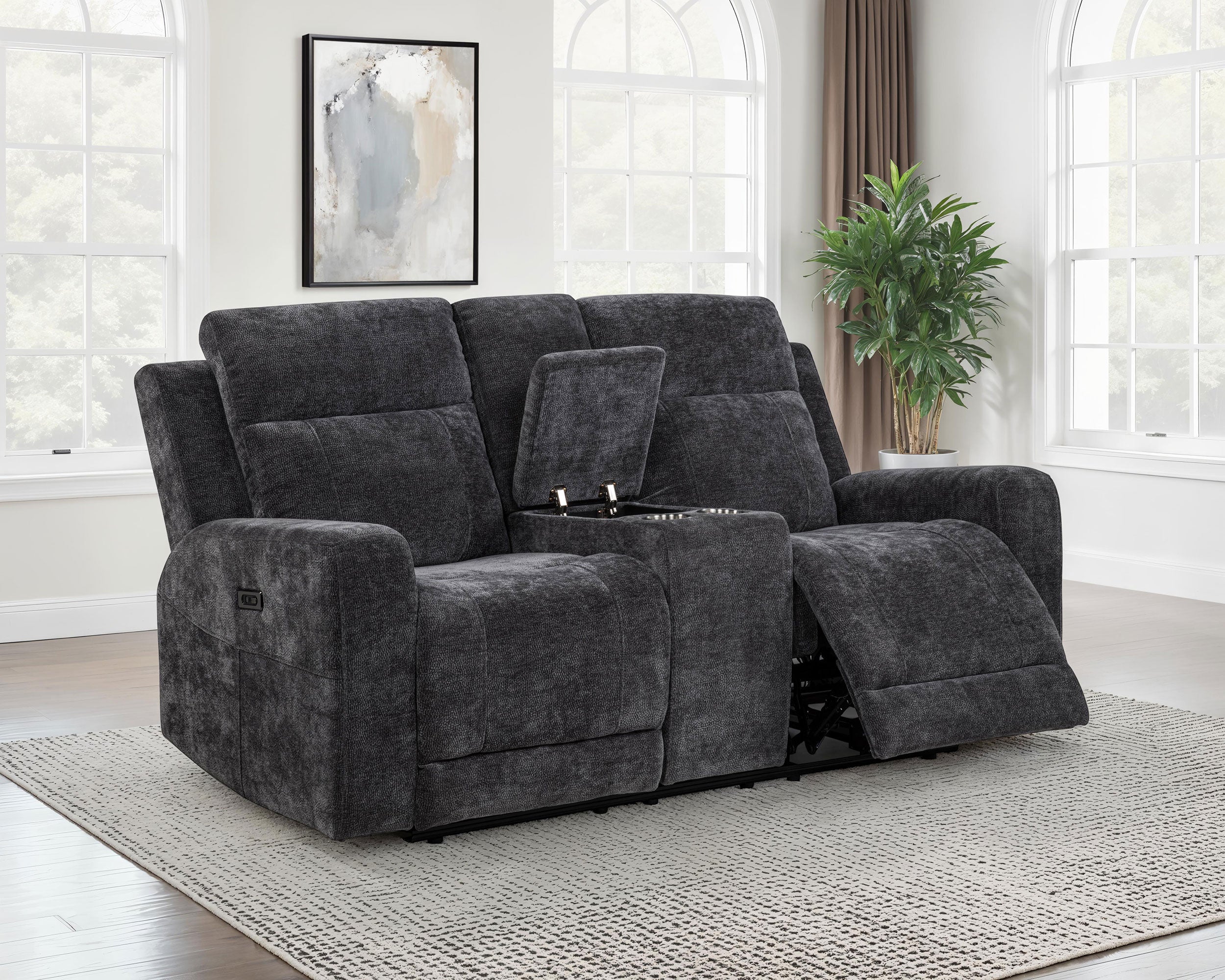 Kennett Power Reclining Loveseat - Ideal Furniture (Fresno,CA)