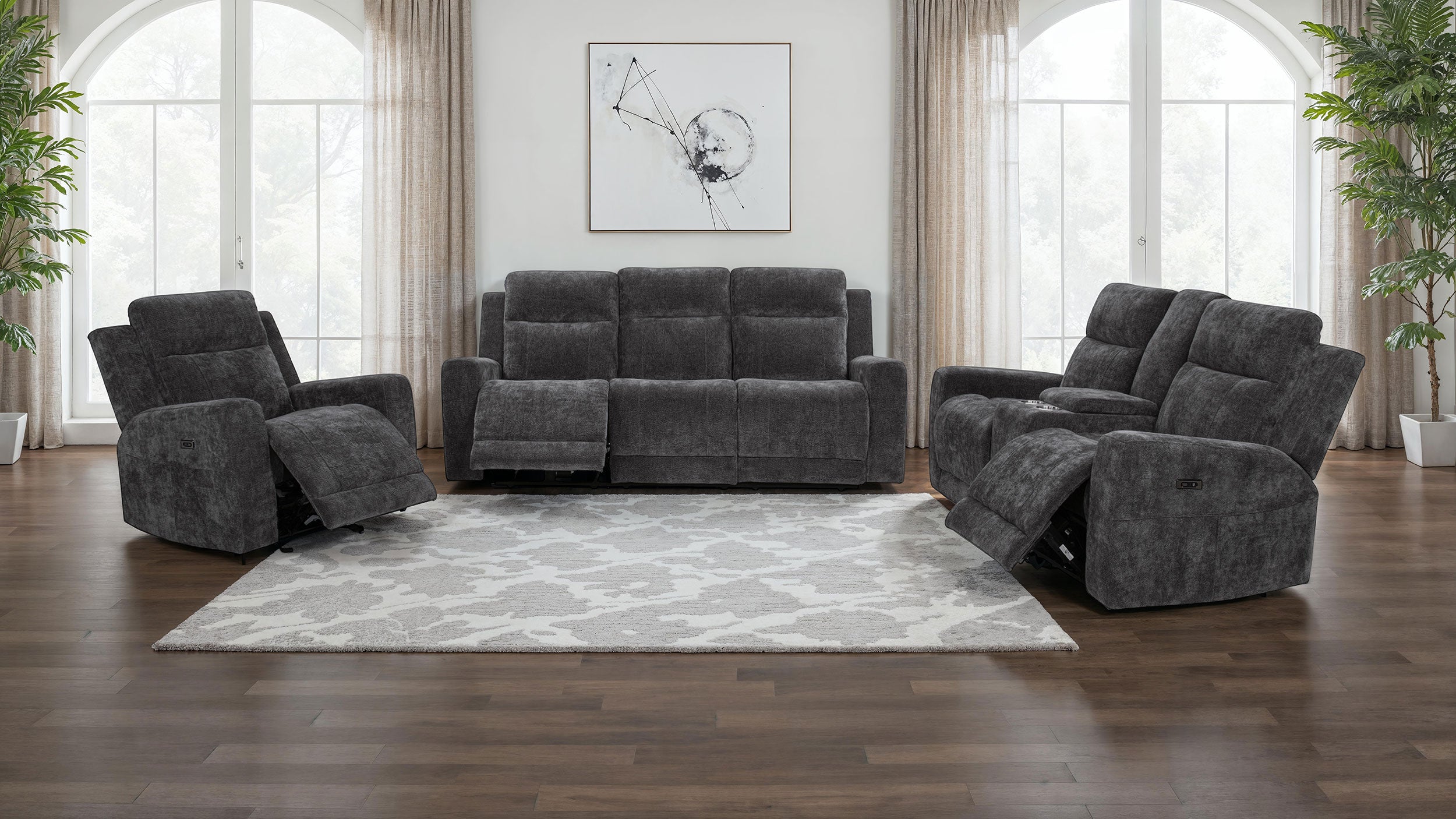 Kennett Power Reclining Loveseat - Ideal Furniture (Fresno,CA)