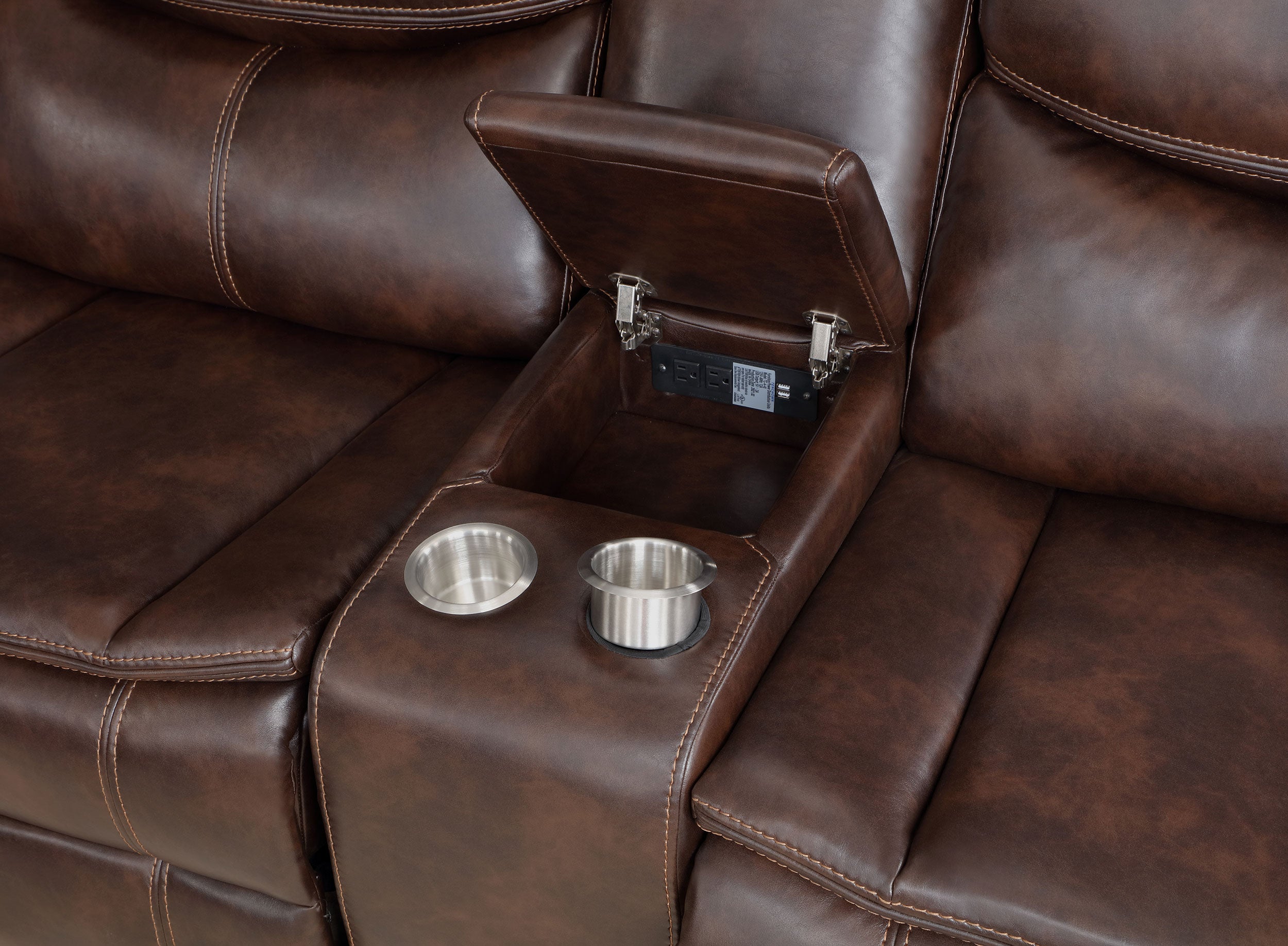 Sycamore Power Reclining Sectional Sofa - Ideal Furniture (Fresno,CA)