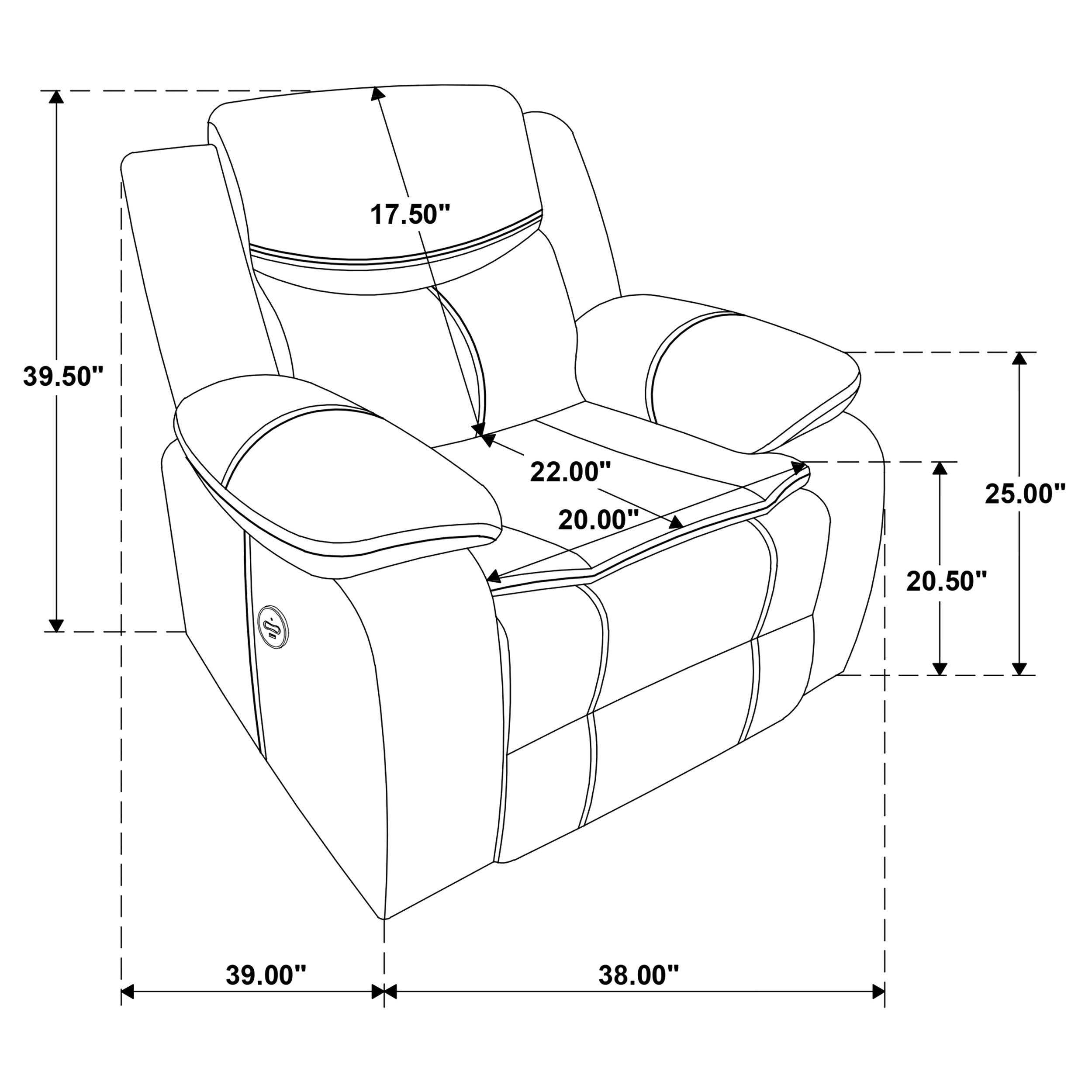Sycamore Power Recliner - Ideal Furniture (Fresno,CA)
