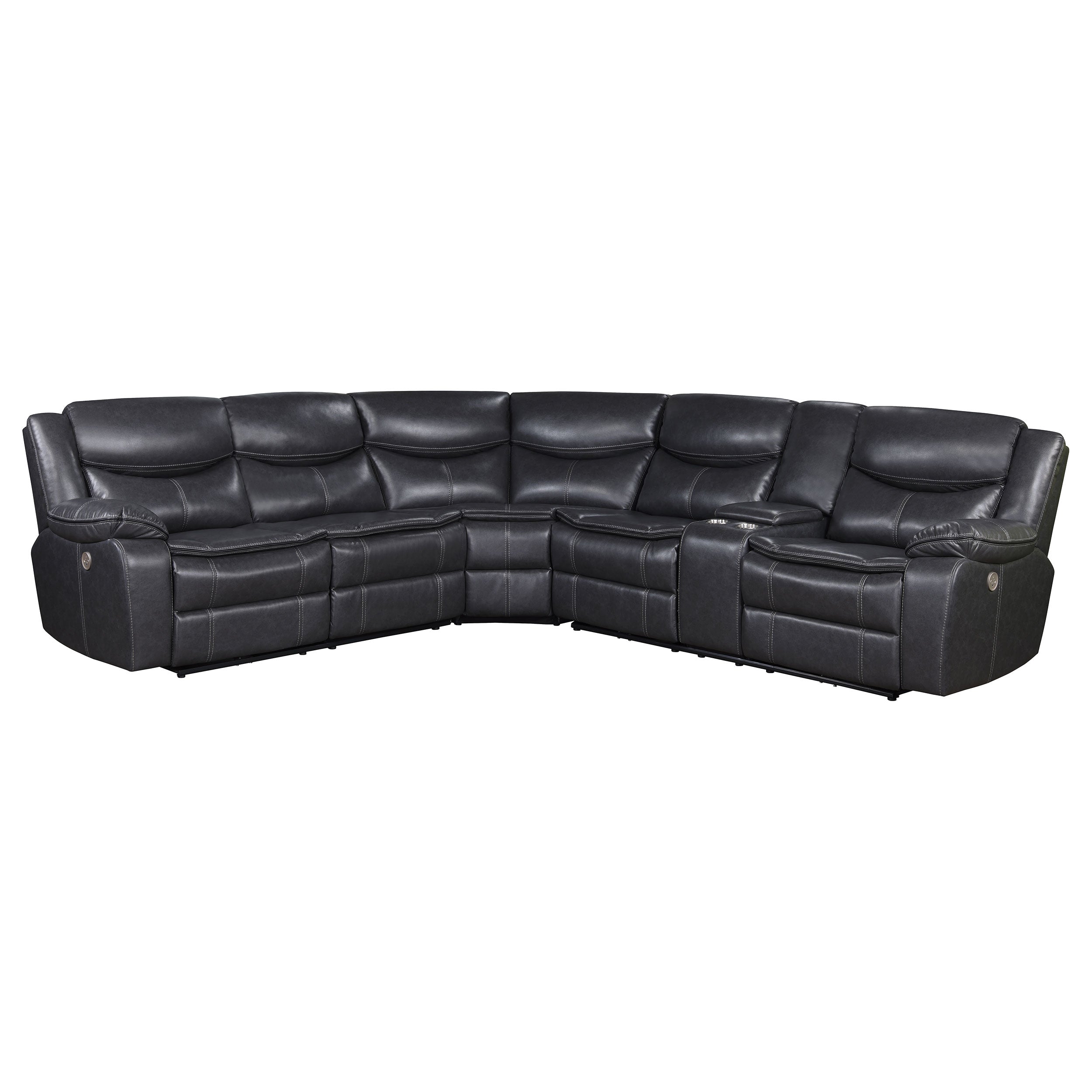 Sycamore Power Reclining Sectional Sofa - Ideal Furniture (Fresno,CA)