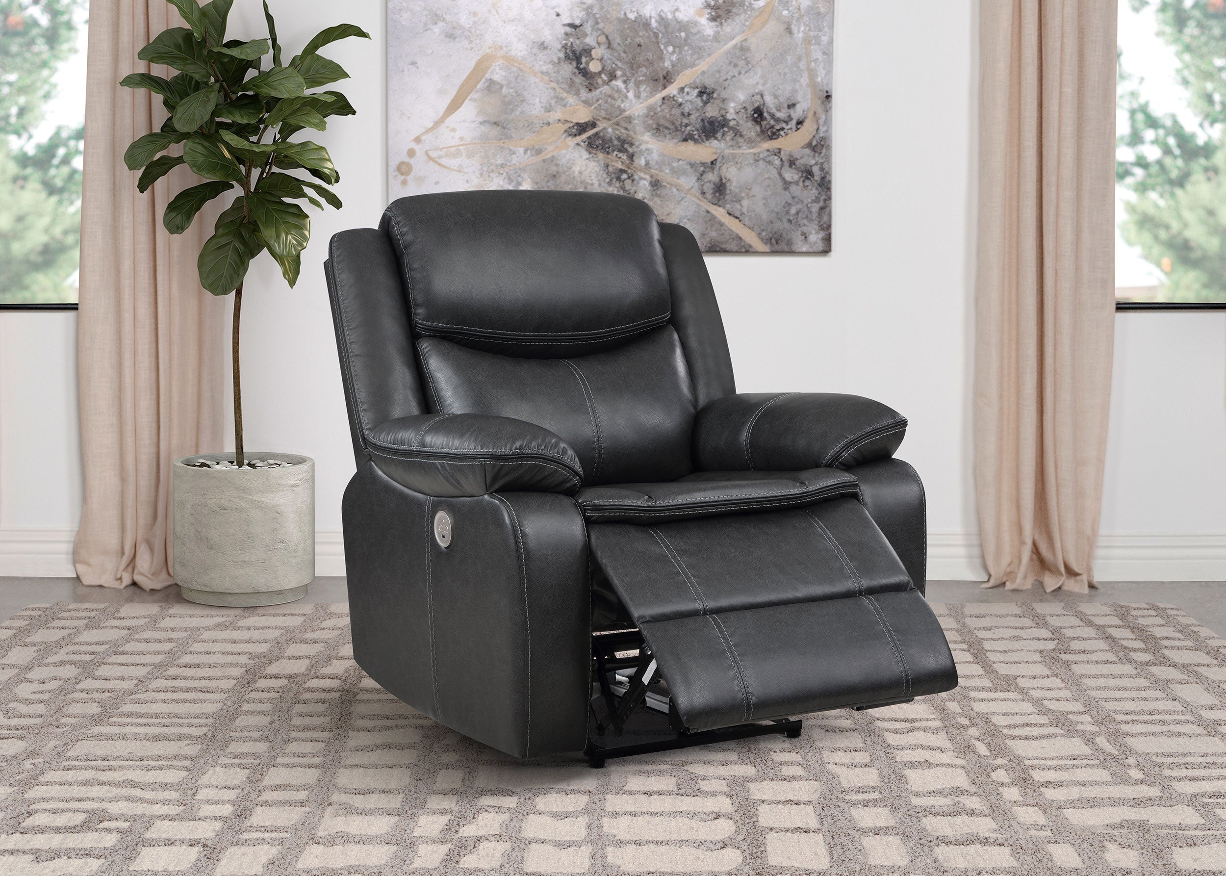 Sycamore Power Recliner - Ideal Furniture (Fresno,CA)