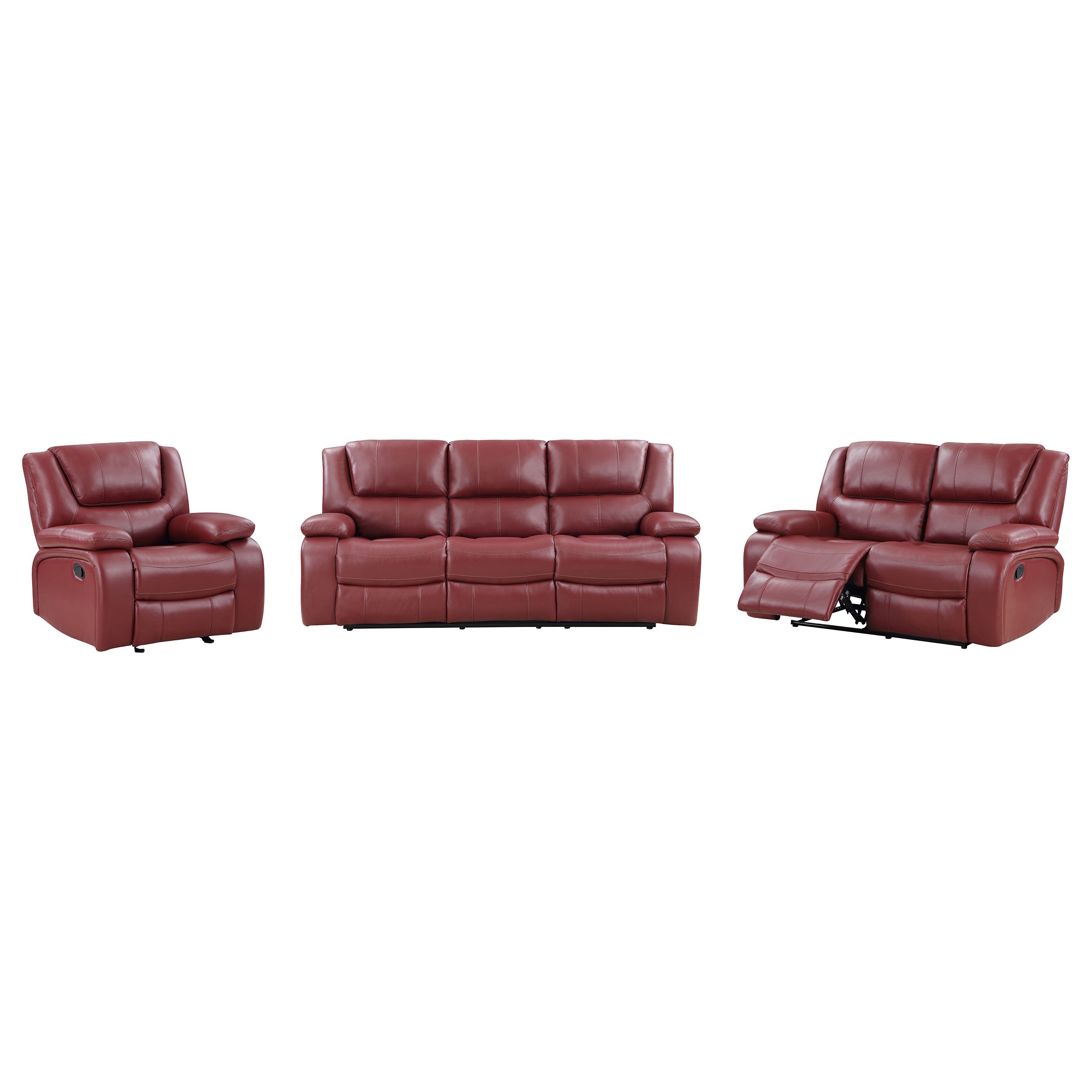 Camila Reclining Sofa Set - Ideal Furniture (Fresno,CA)