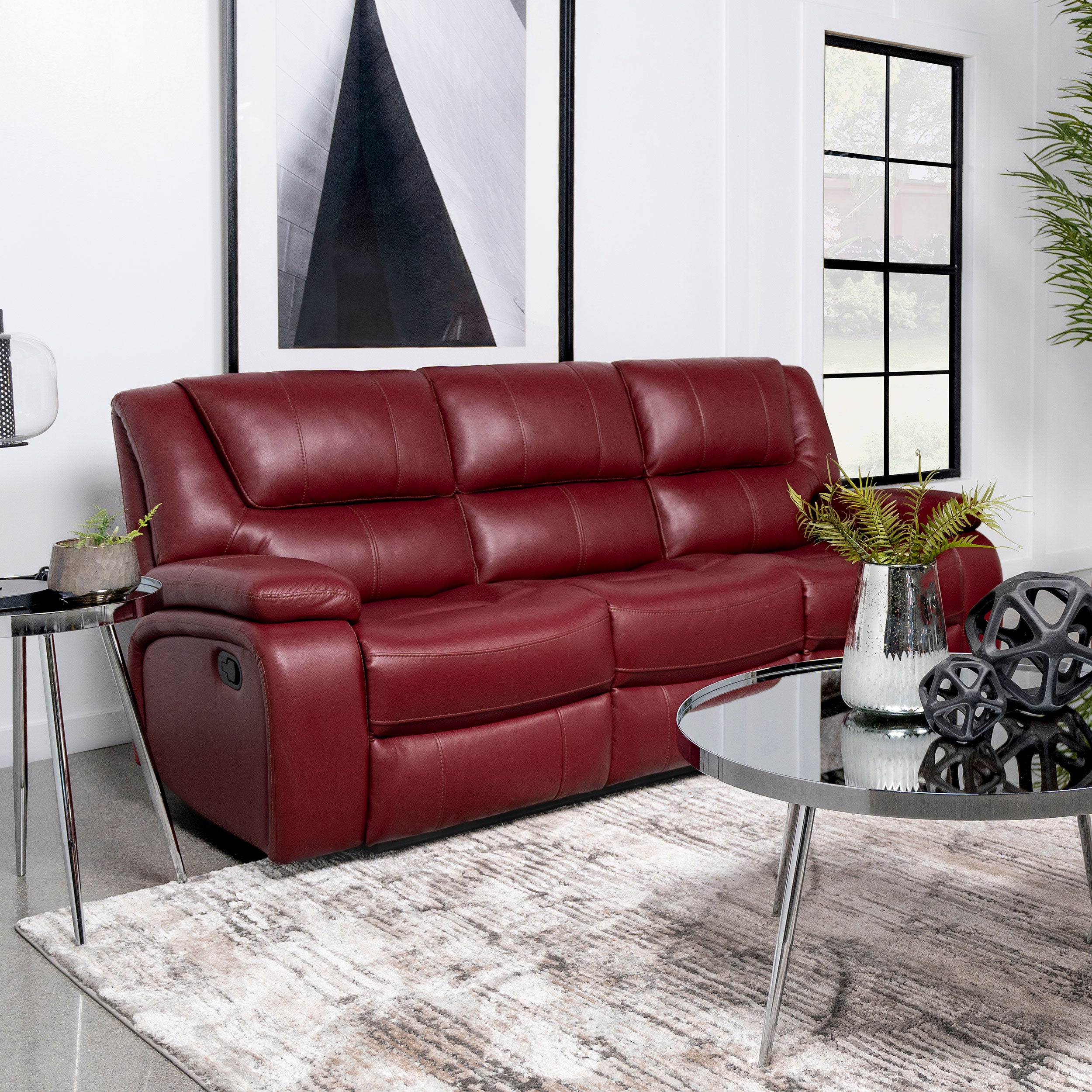 Camila Reclining Sofa - Ideal Furniture (Fresno,CA)