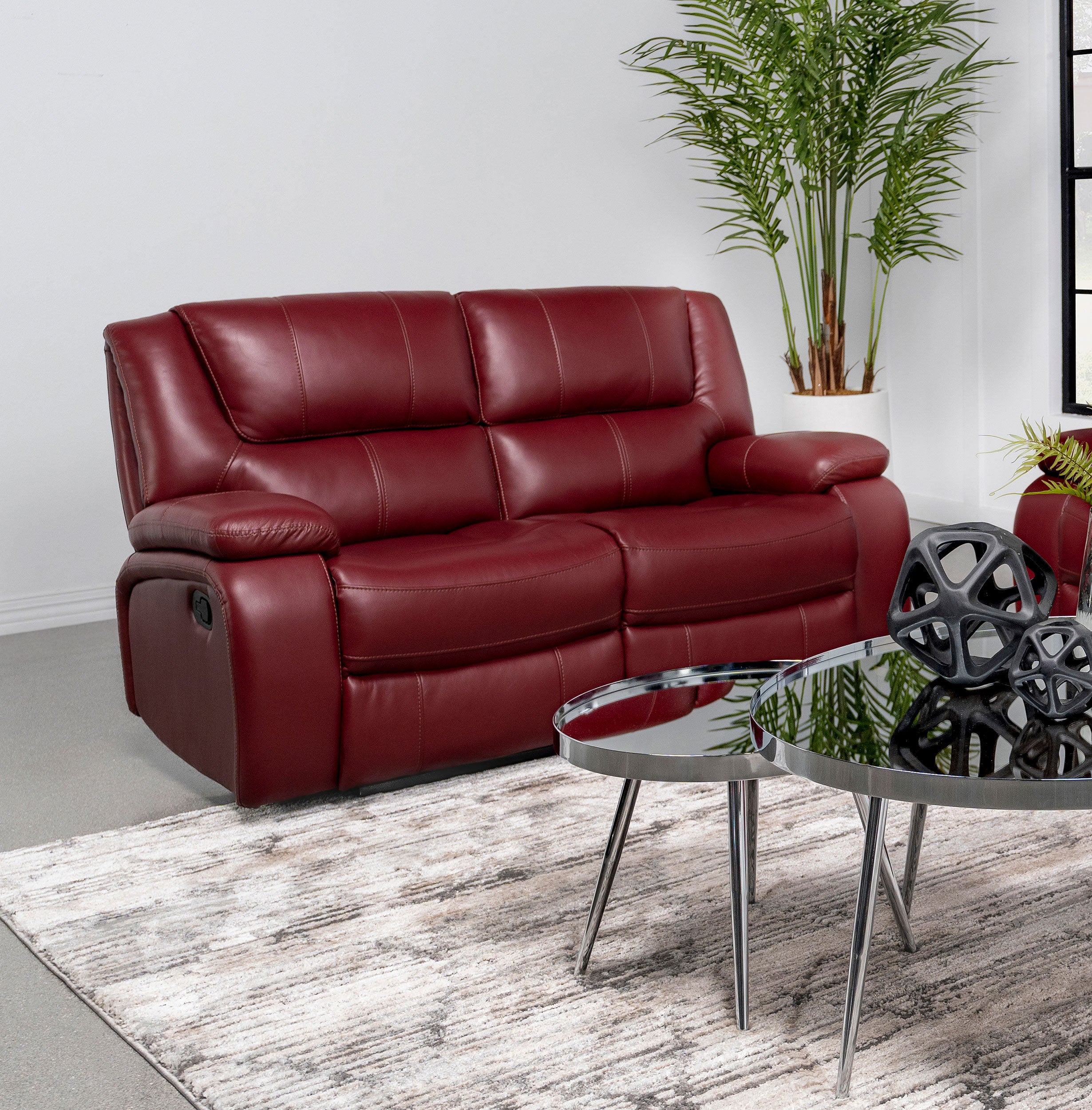 Camila Reclining Loveseat - Ideal Furniture (Fresno,CA)