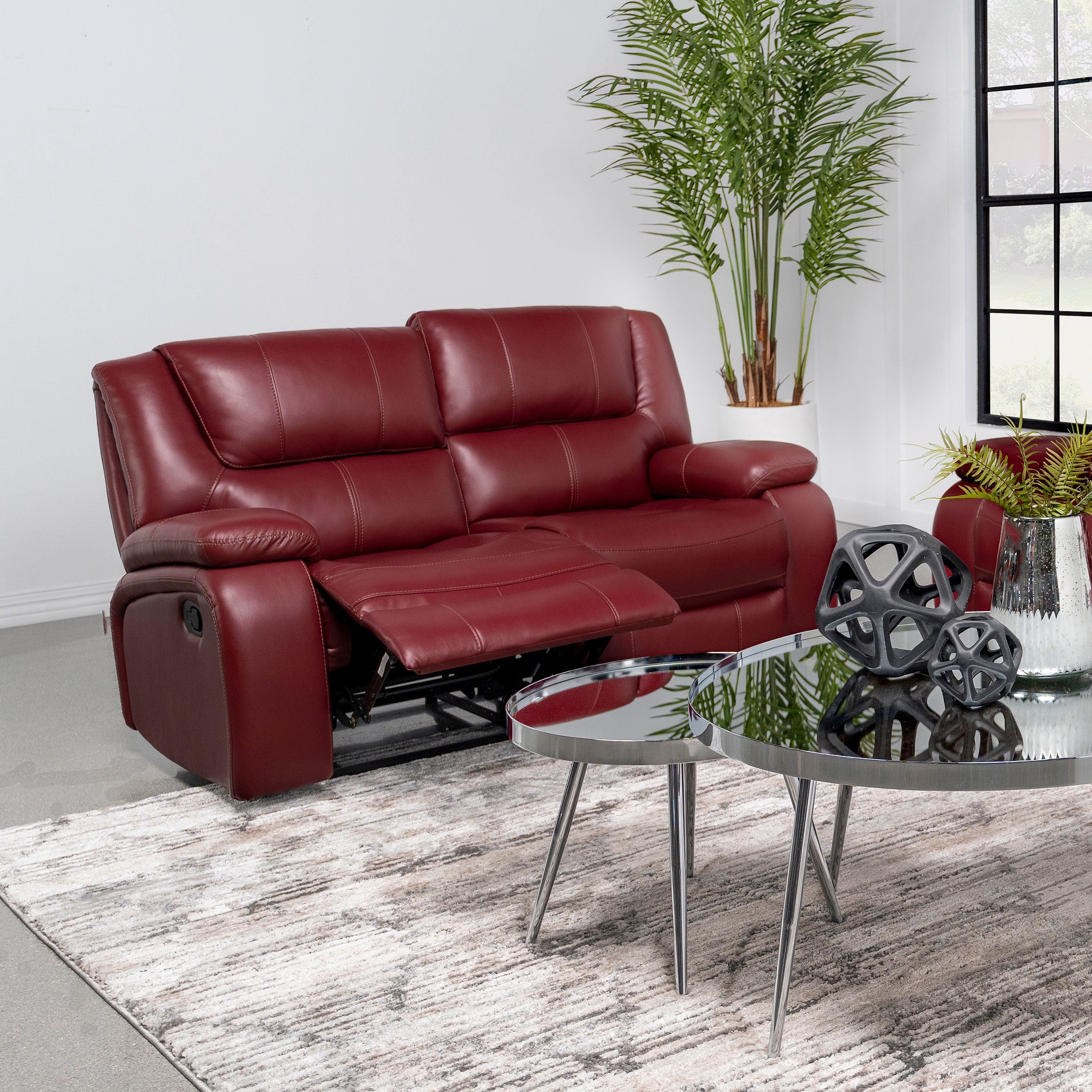 Camila Reclining Loveseat - Ideal Furniture (Fresno,CA)