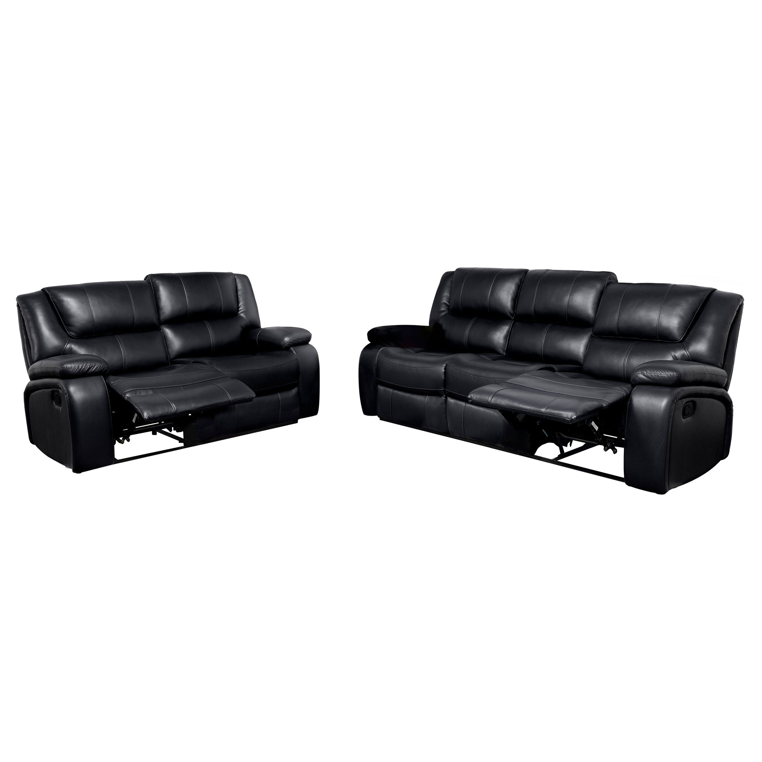 Camila Reclining Sofa Set - Ideal Furniture (Fresno,CA)