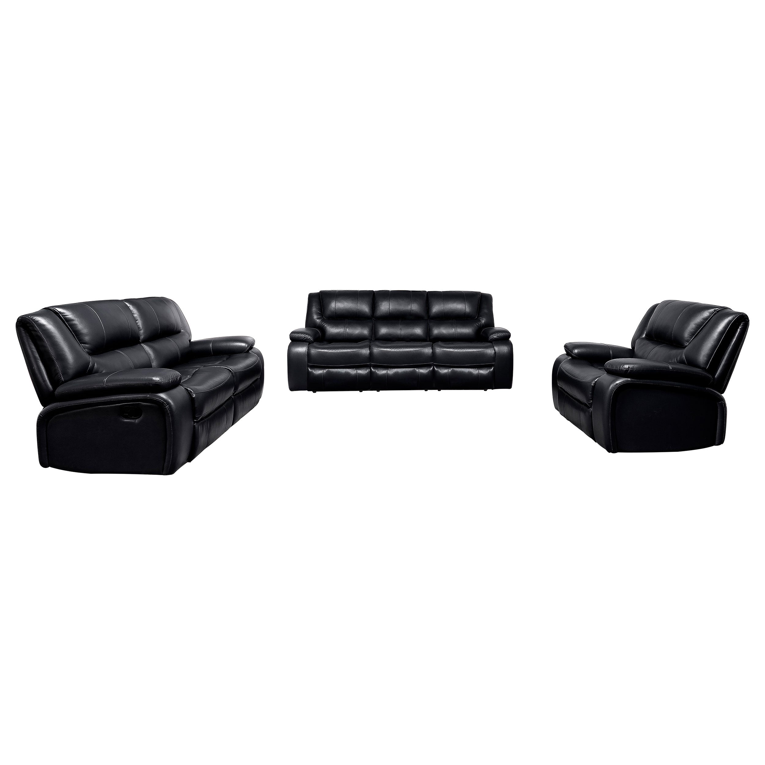 Camila Reclining Sofa Set - Ideal Furniture (Fresno,CA)