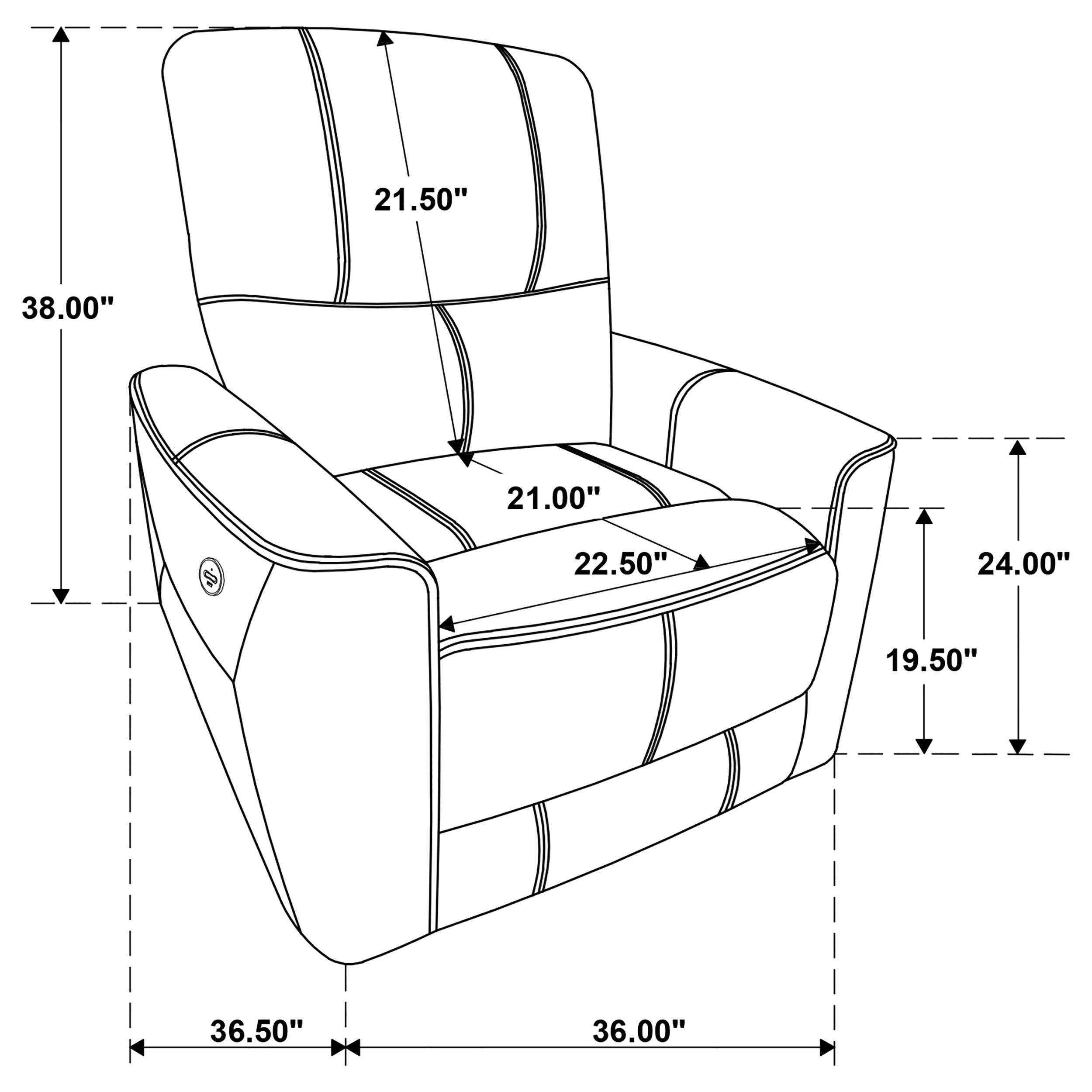 Greenfield Power Recliner - Ideal Furniture (Fresno,CA)
