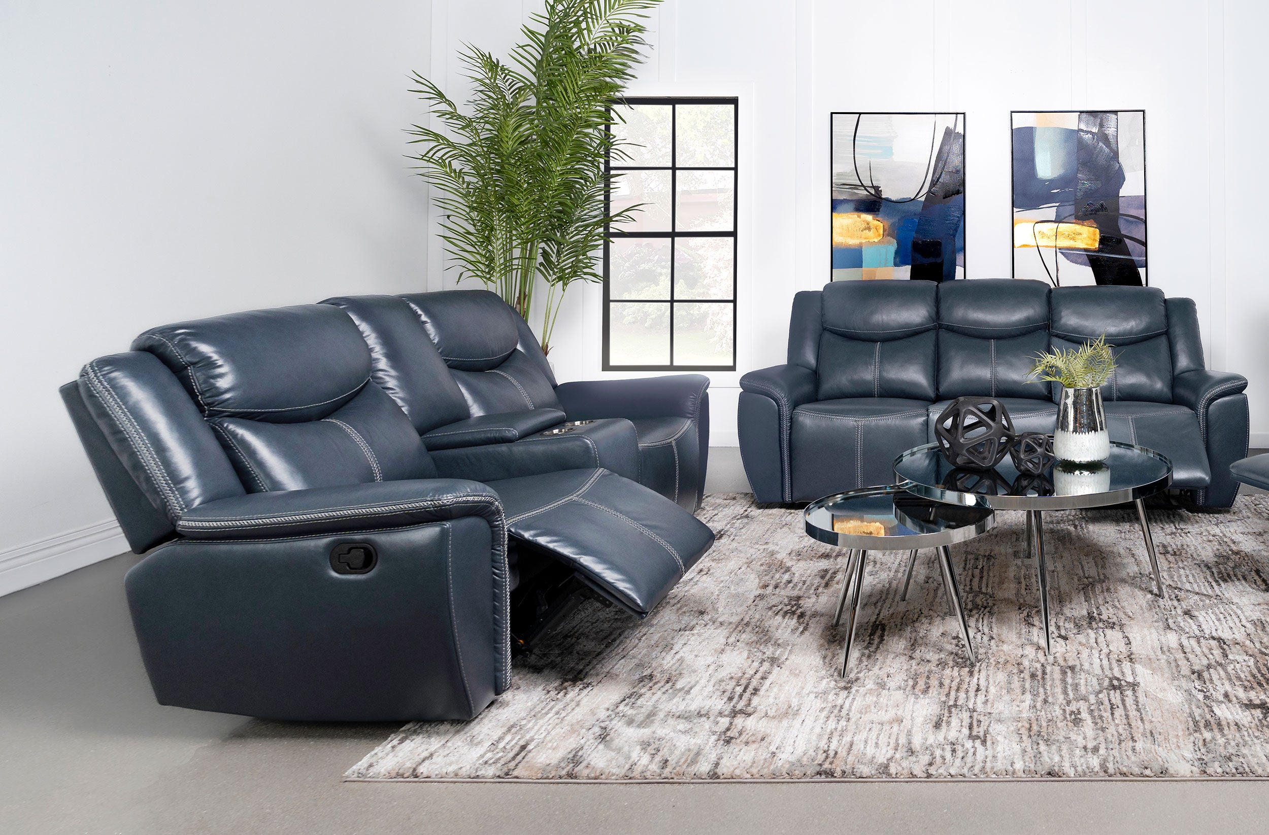 Sloane Reclining Sofa Set - Ideal Furniture (Fresno,CA)