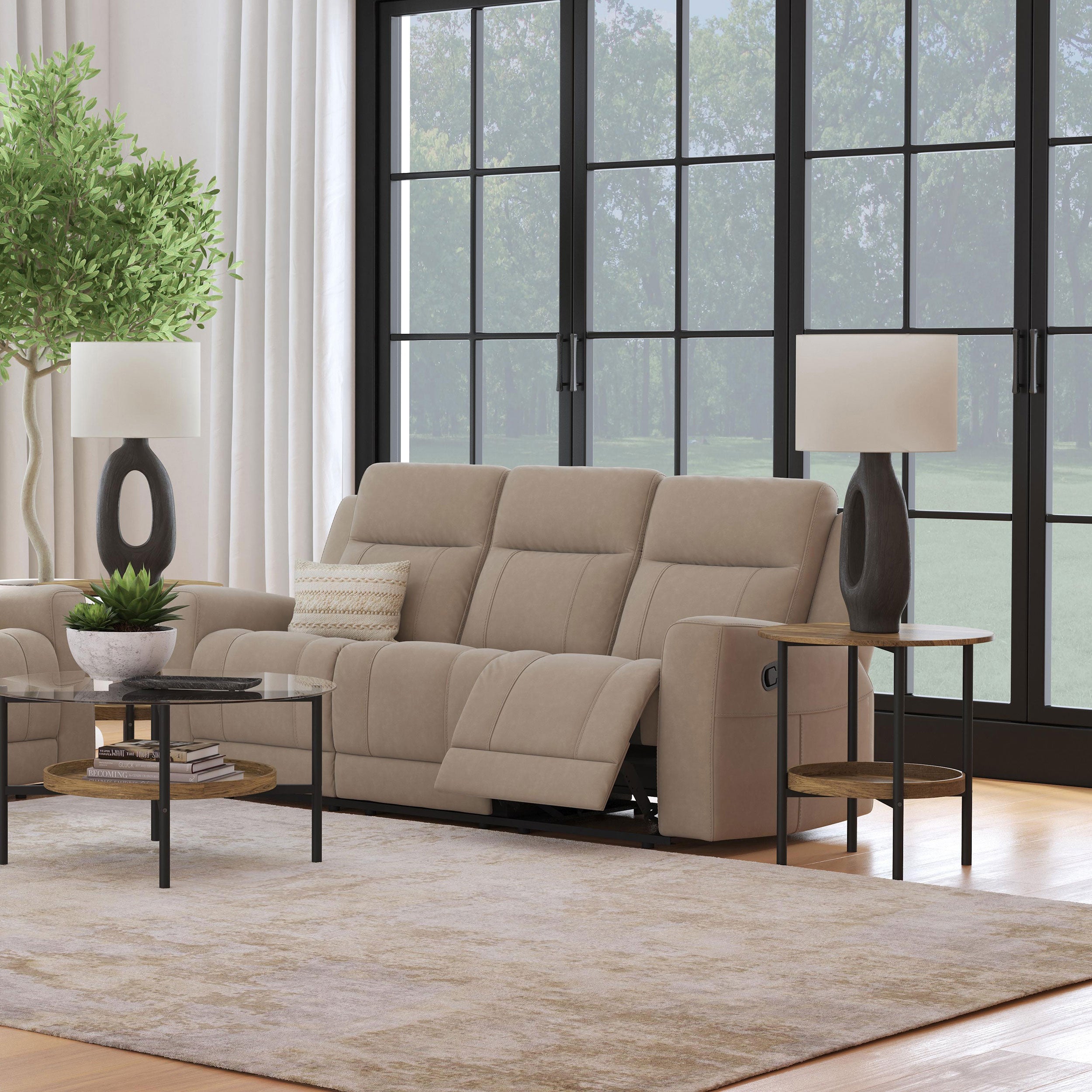 Brentwood Reclining Sofa - Ideal Furniture (Fresno,CA)