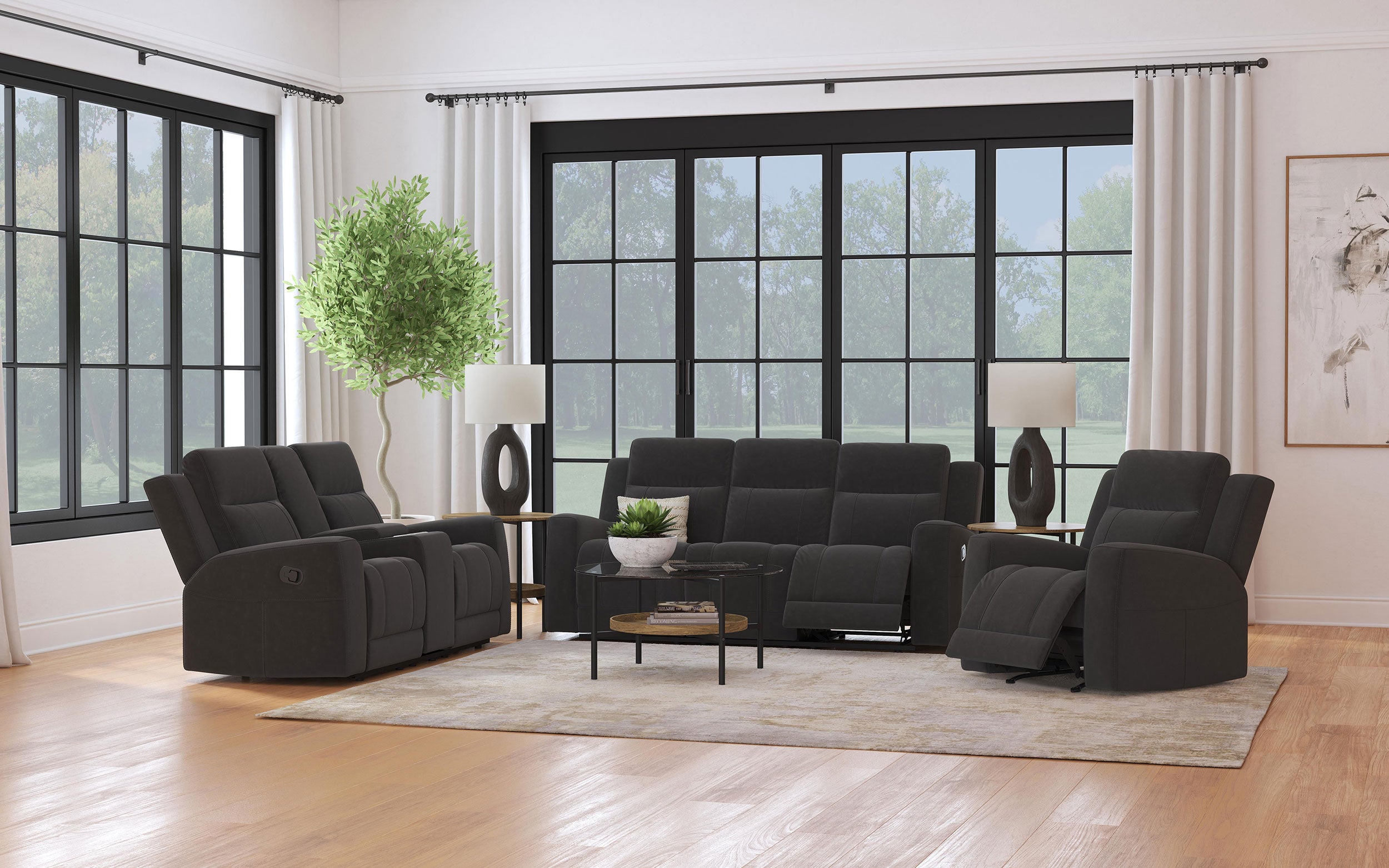 Brentwood Reclining Sofa - Ideal Furniture (Fresno,CA)