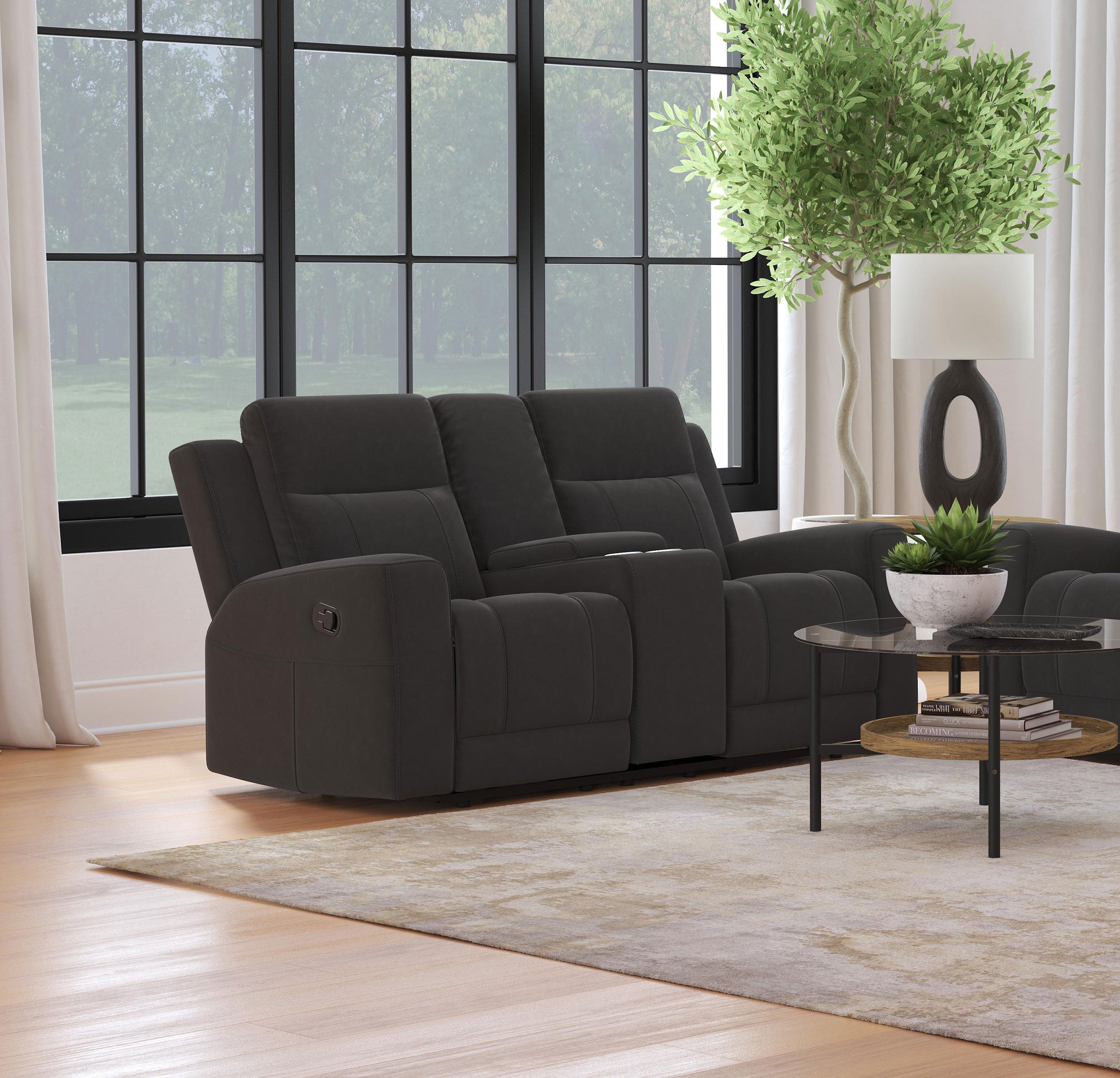 Brentwood Reclining Loveseat - Ideal Furniture (Fresno,CA)