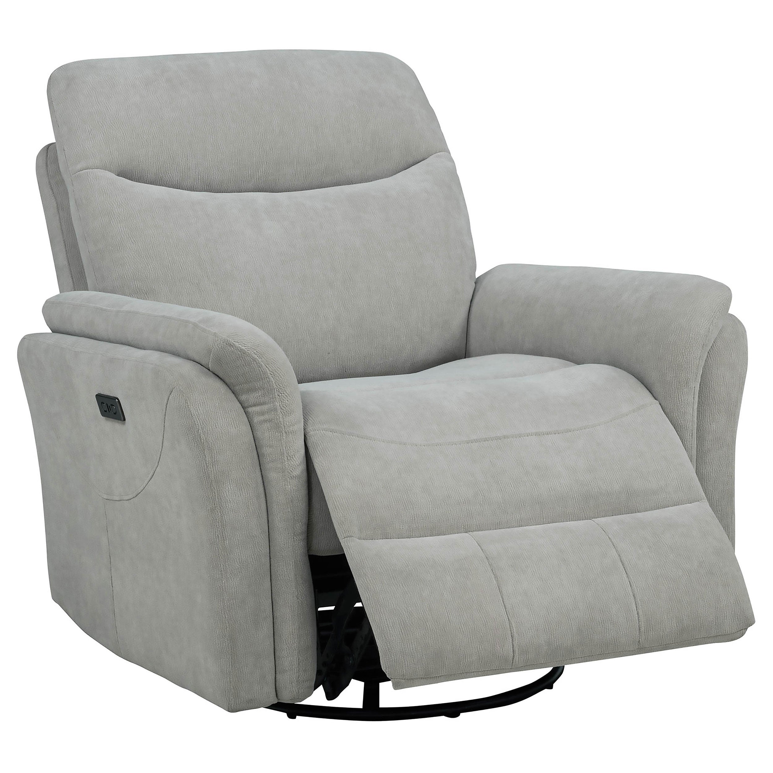 Adler Power Swivel Glider Recliner - Ideal Furniture (Fresno,CA)