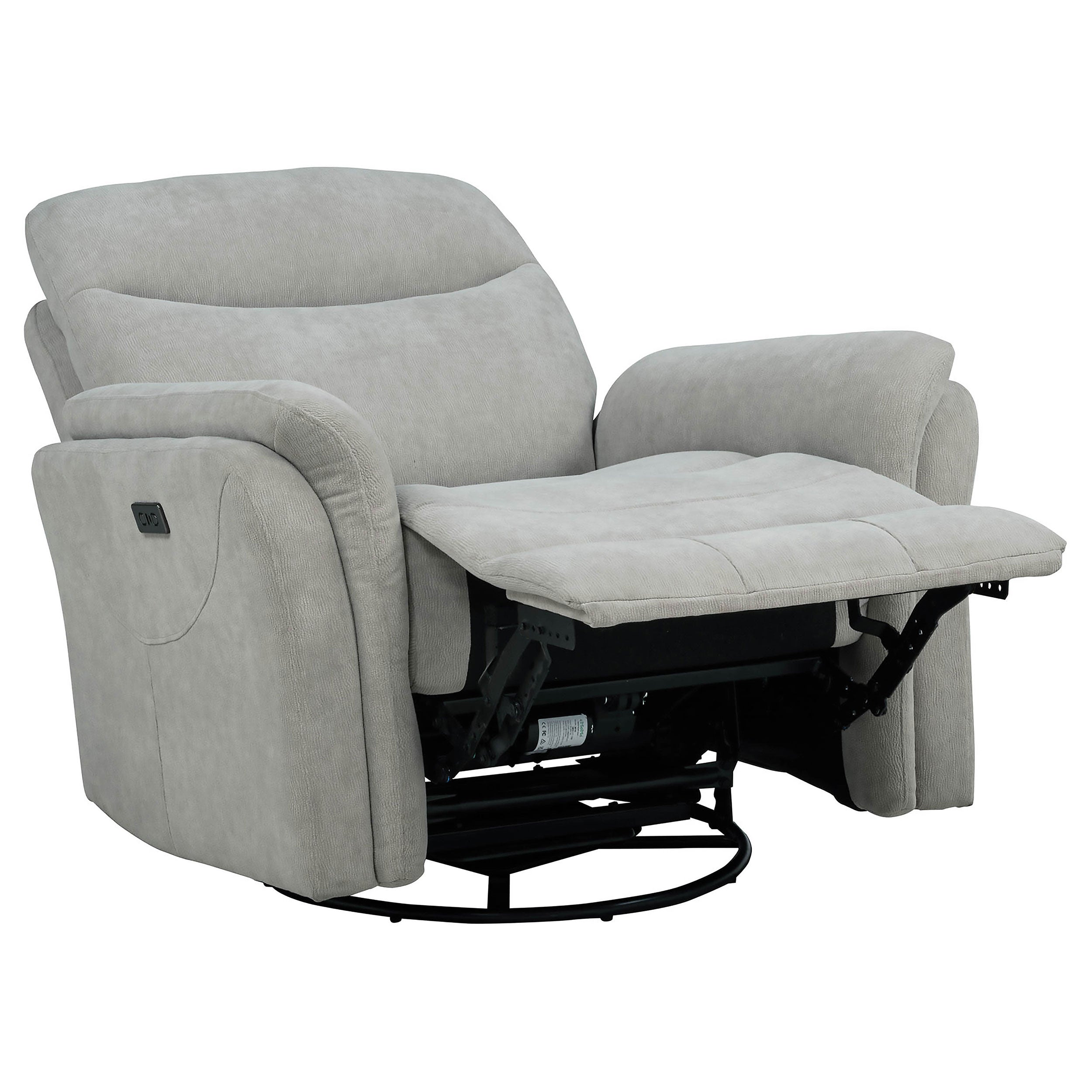 Adler Power Swivel Glider Recliner - Ideal Furniture (Fresno,CA)