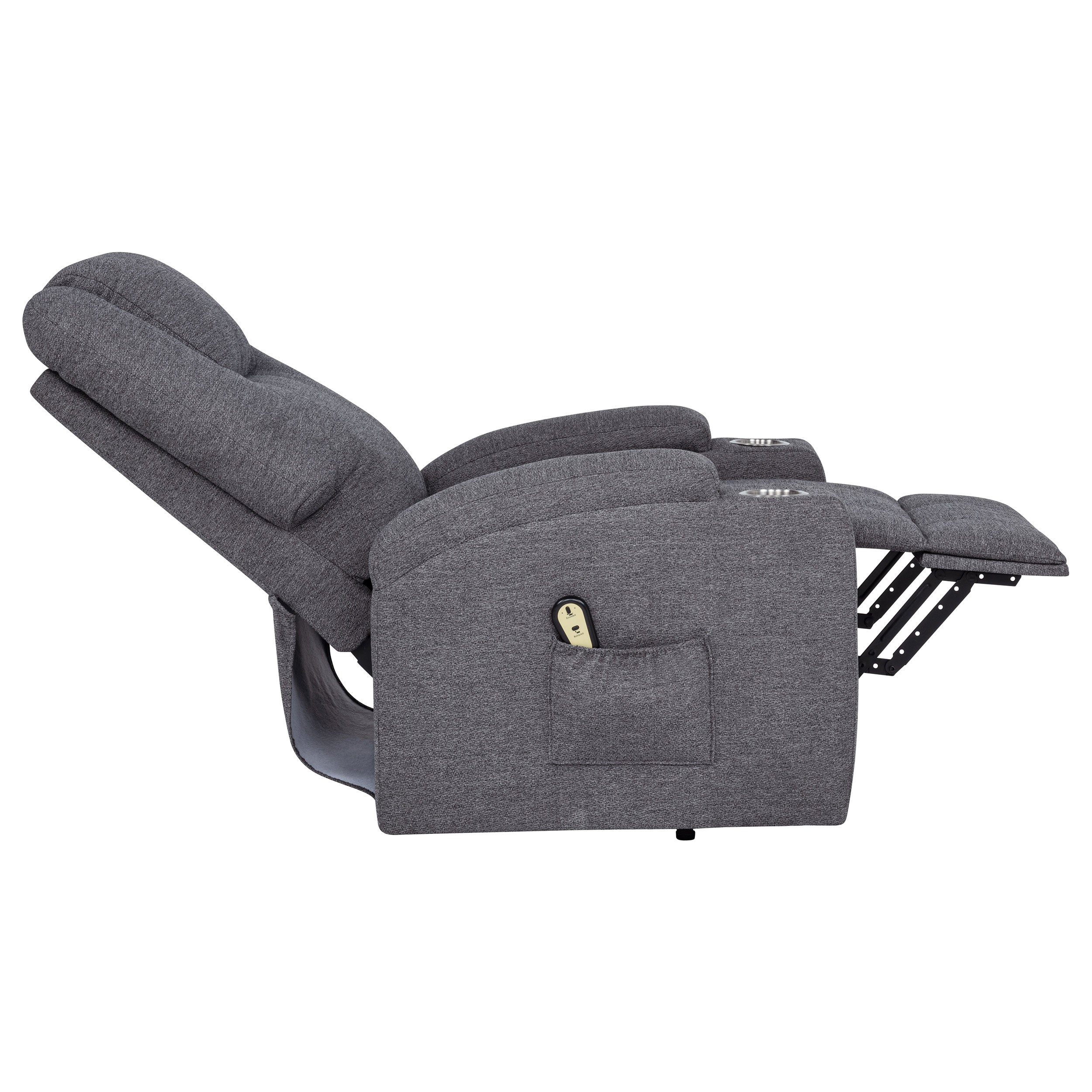 Louie Power Lift Massage Recliner - Ideal Furniture (Fresno,CA)