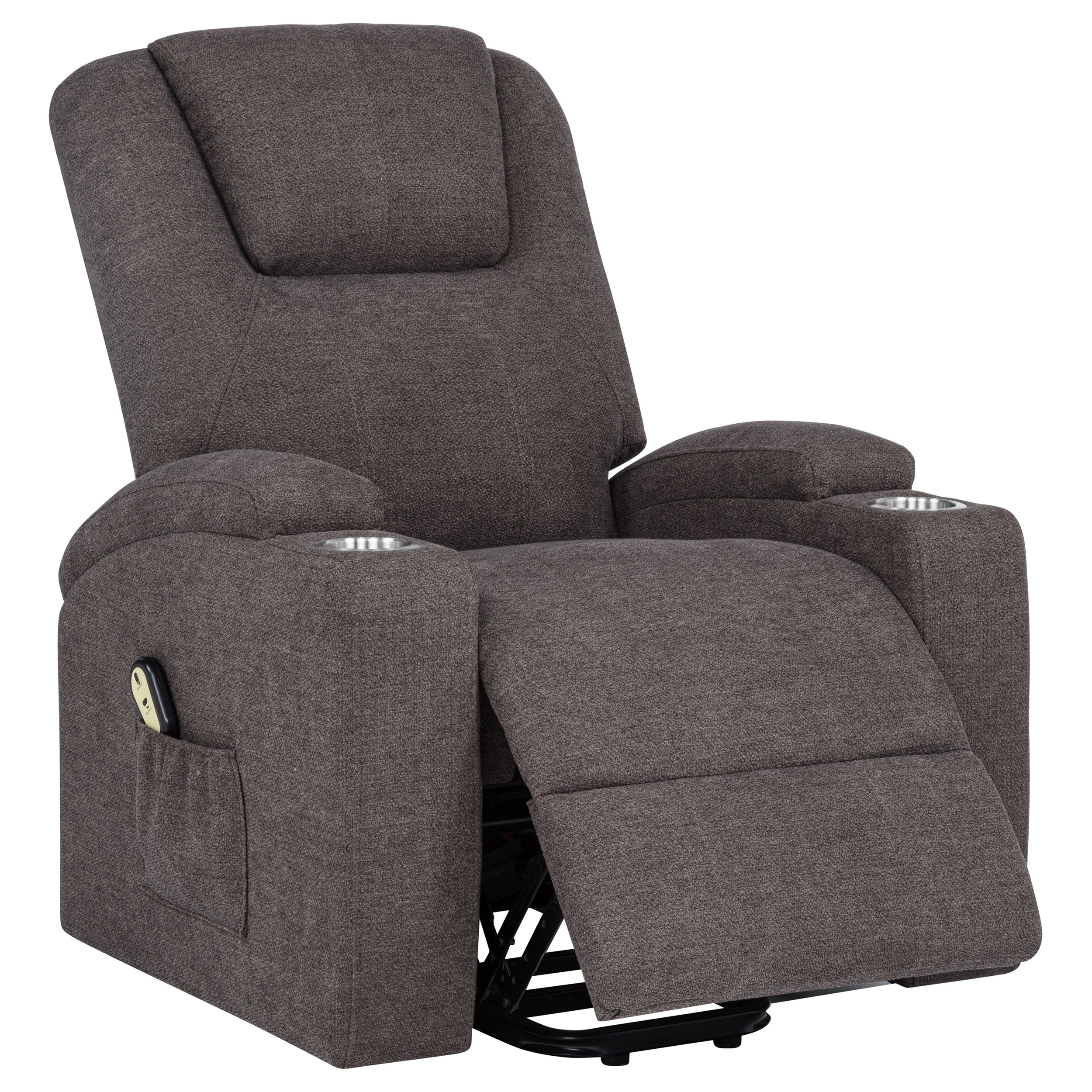 Louie Power Lift Massage Recliner - Ideal Furniture (Fresno,CA)